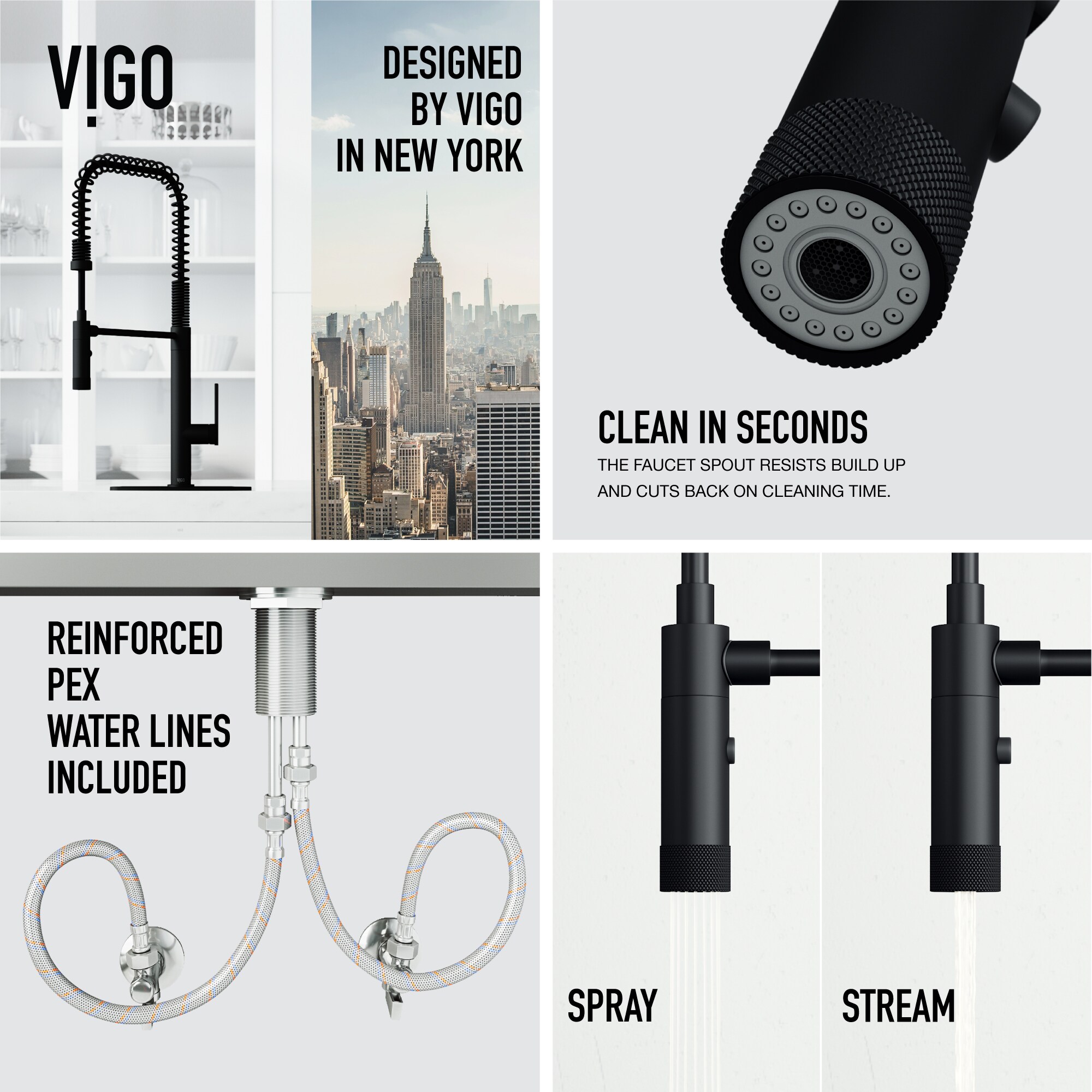 VIGO VG02037MBK1 Kitchen-Faucets - View #6