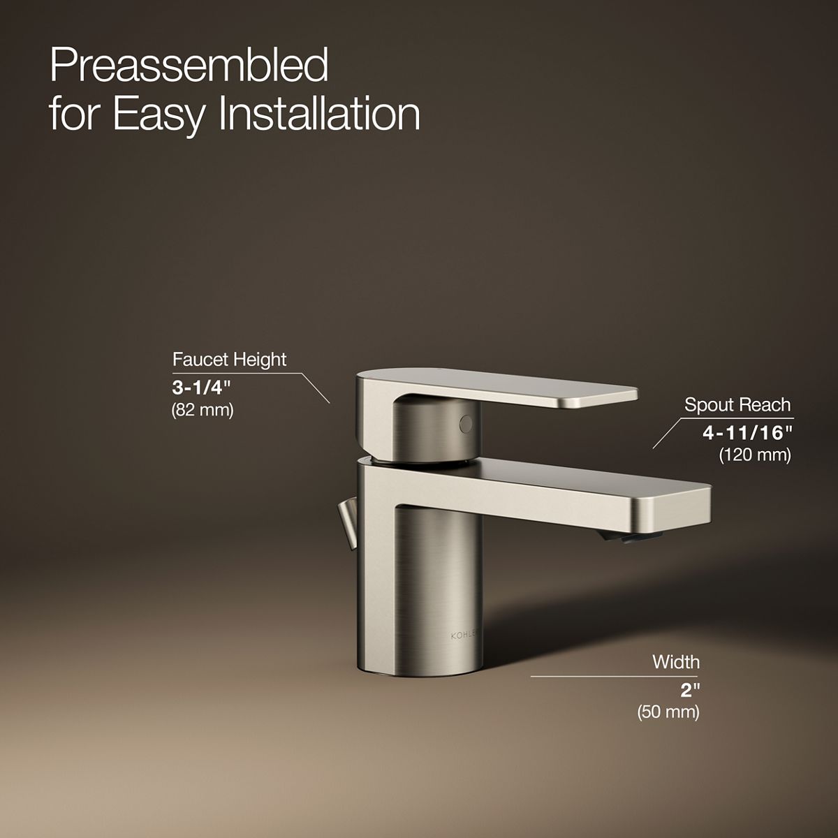 KOHLER K-24804-4K-BN Lavatory-Faucets - View #4