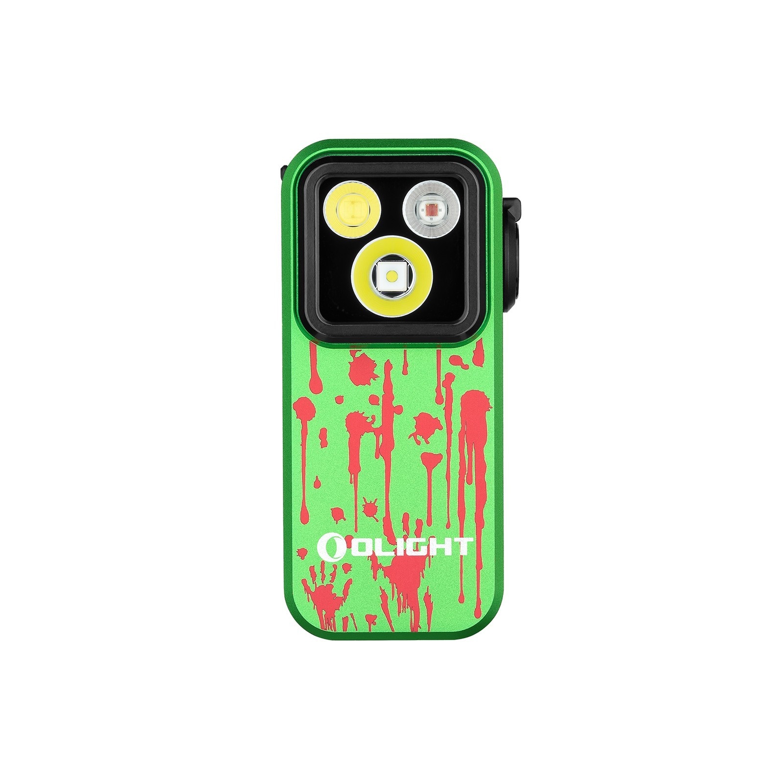 Olight  Oclip Pro Multifunctional EDC Clip Flashlight Flood/Spot/Red Light 500 Lumens Zombie Green