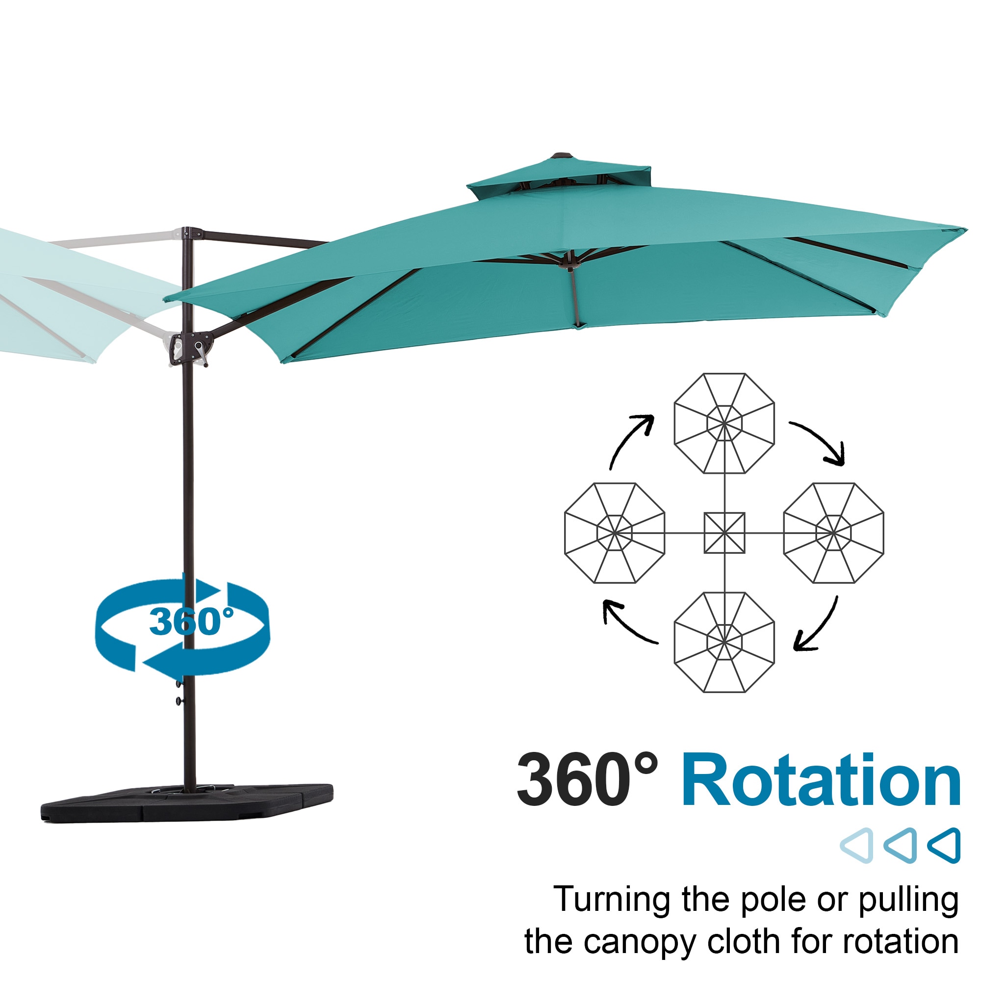 VOUA JYLM-10X10-BU Umbrellas-2 - View #7