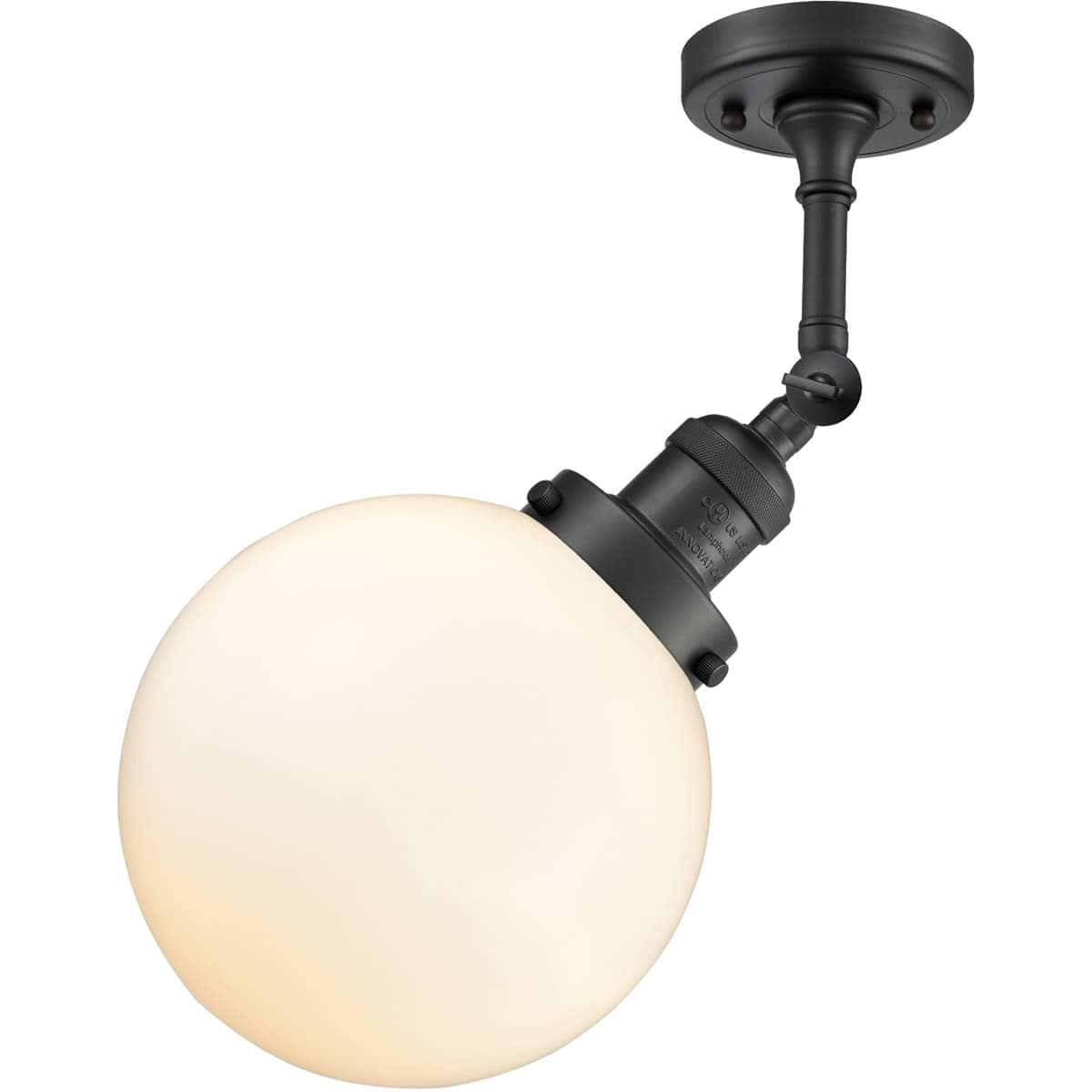 Innovations Lighting 1354647 201F-BK-G201-8-LED Franklin Restoration Large Beacon