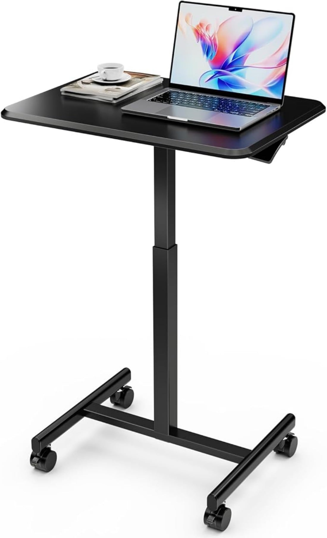 Flynama L-P269399 25.7-in Black Modern/Contemporary Standing desk
