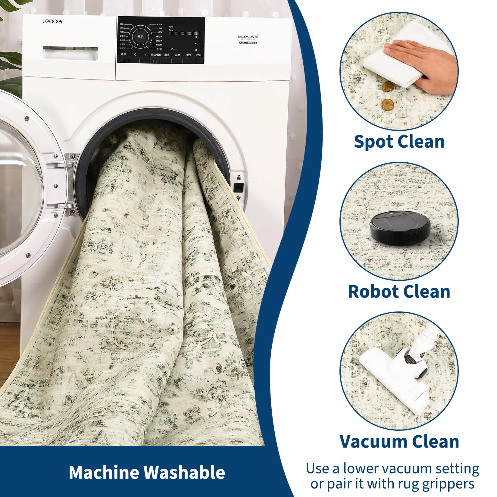 Qeetex SUNNY-PHK-35PL386B rugs - View #8