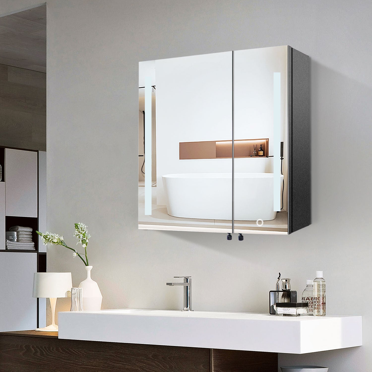WELLFOR EX3BMBL-28-36 Bathroom-Medicine-Cabinets - View #9