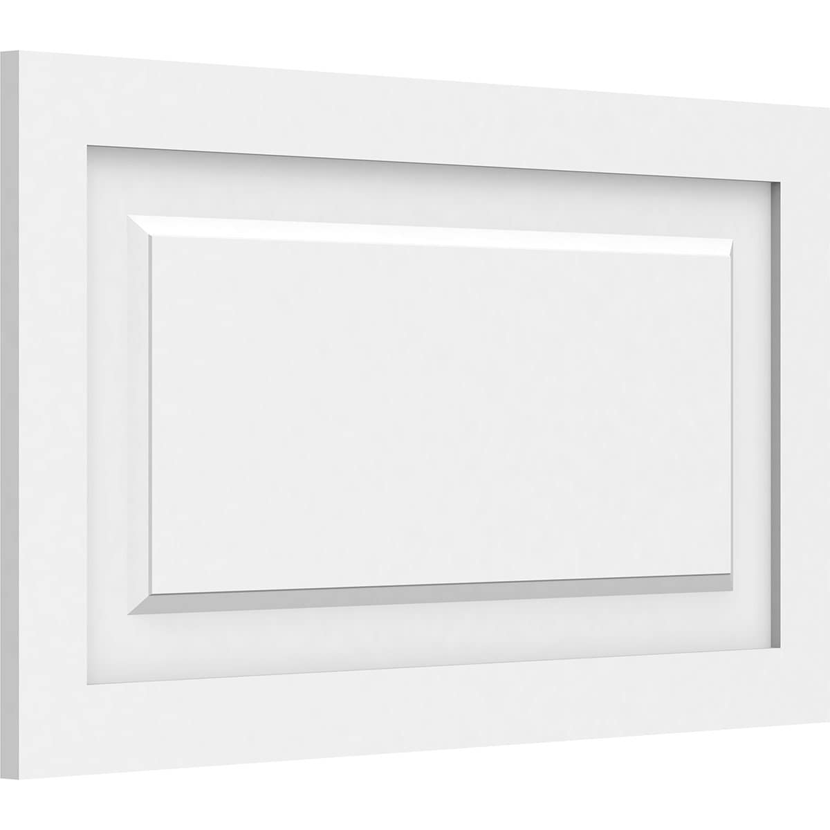 Ekena Millwork WALP28X16X062HAR 28-in x 16-in Smooth Paintable/Stainable White PVC Fretwork Wall Panel (