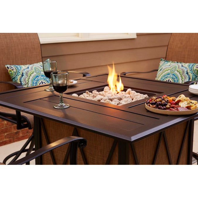 Gas Fire Pits Department At, Backyard Creations Fire Pit Reviews