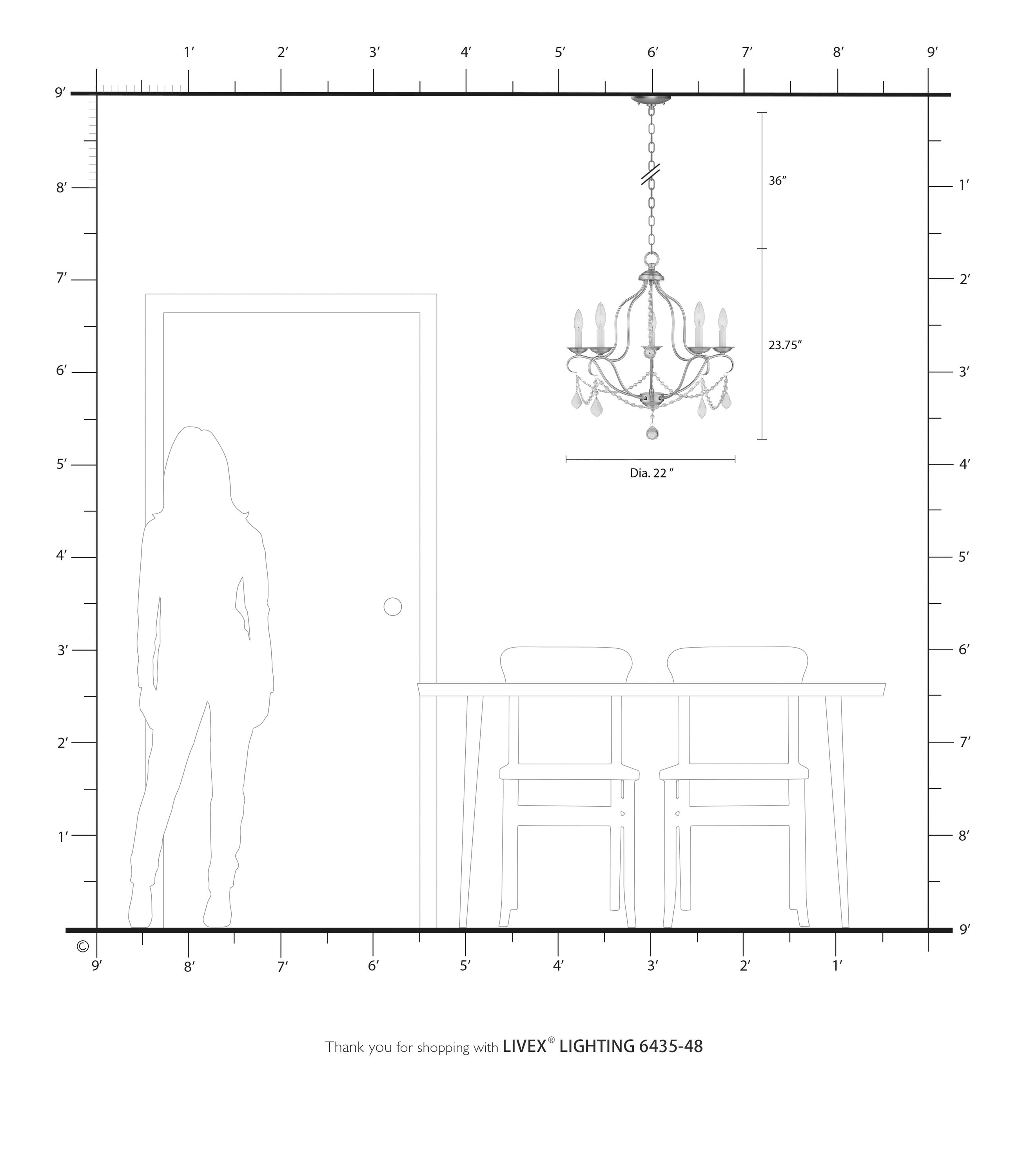 Livex Lighting 6435-48 b090015 - View #6
