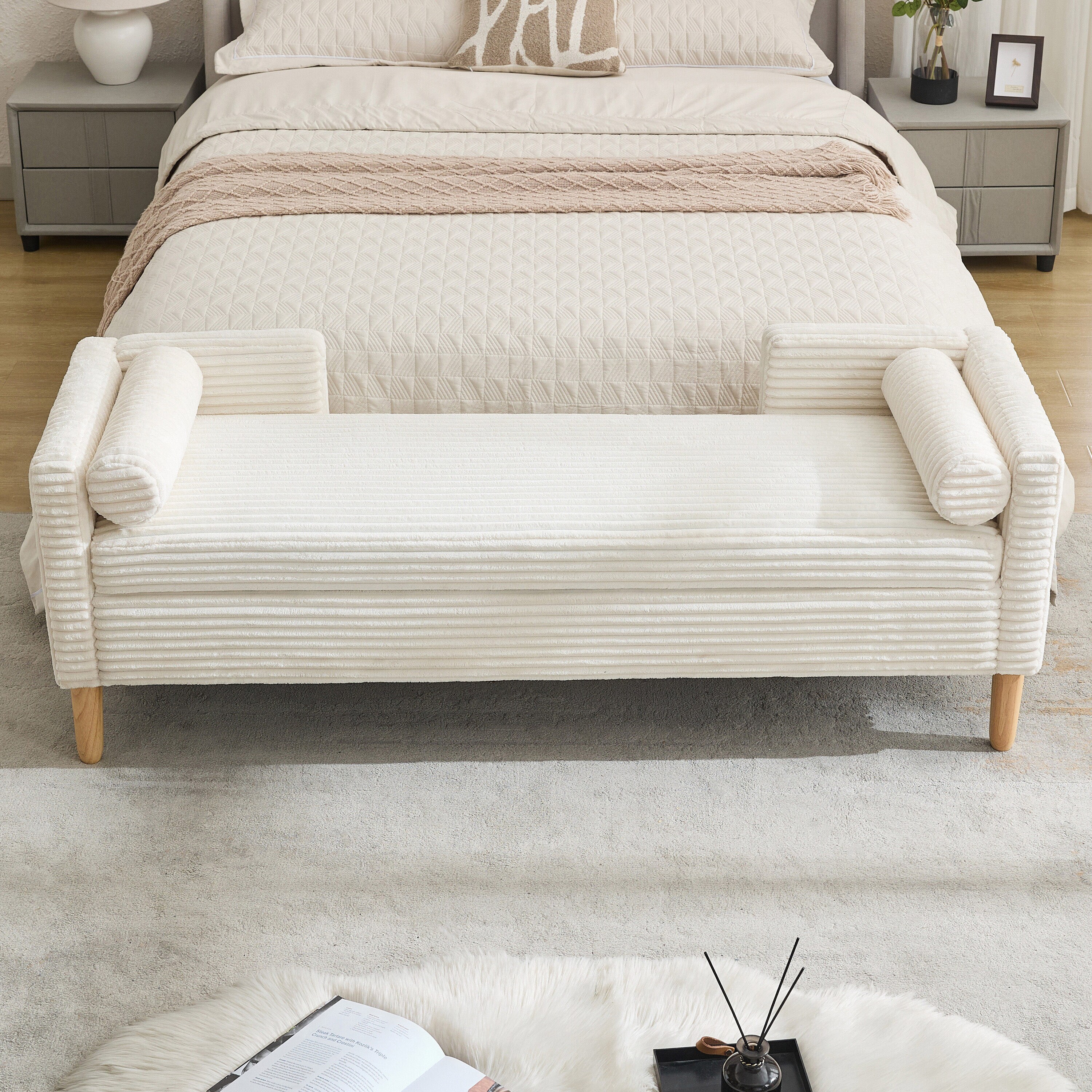 Hrinhom HC-S4112-IVORY bench - View #4