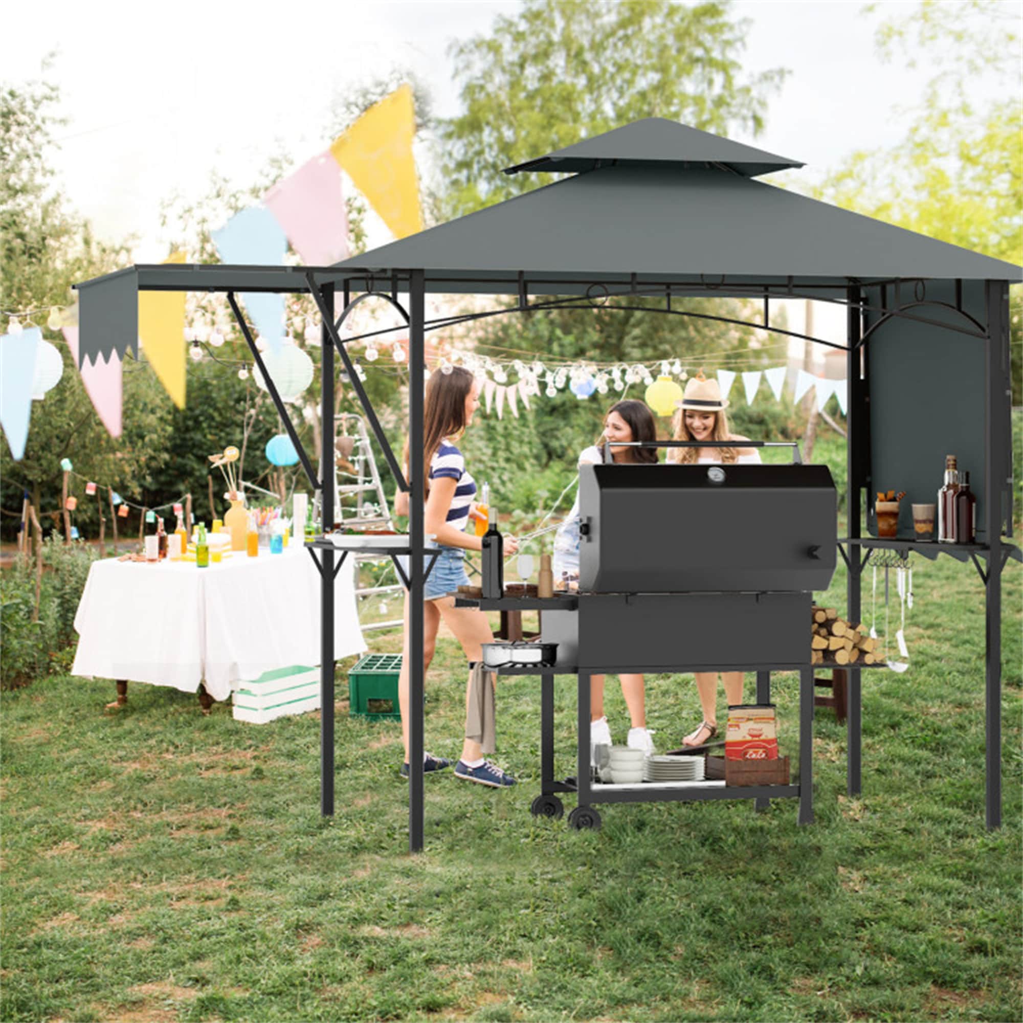 BABOOM BOM-12040GR-CO Wood-Resin-Gazebos - View #2