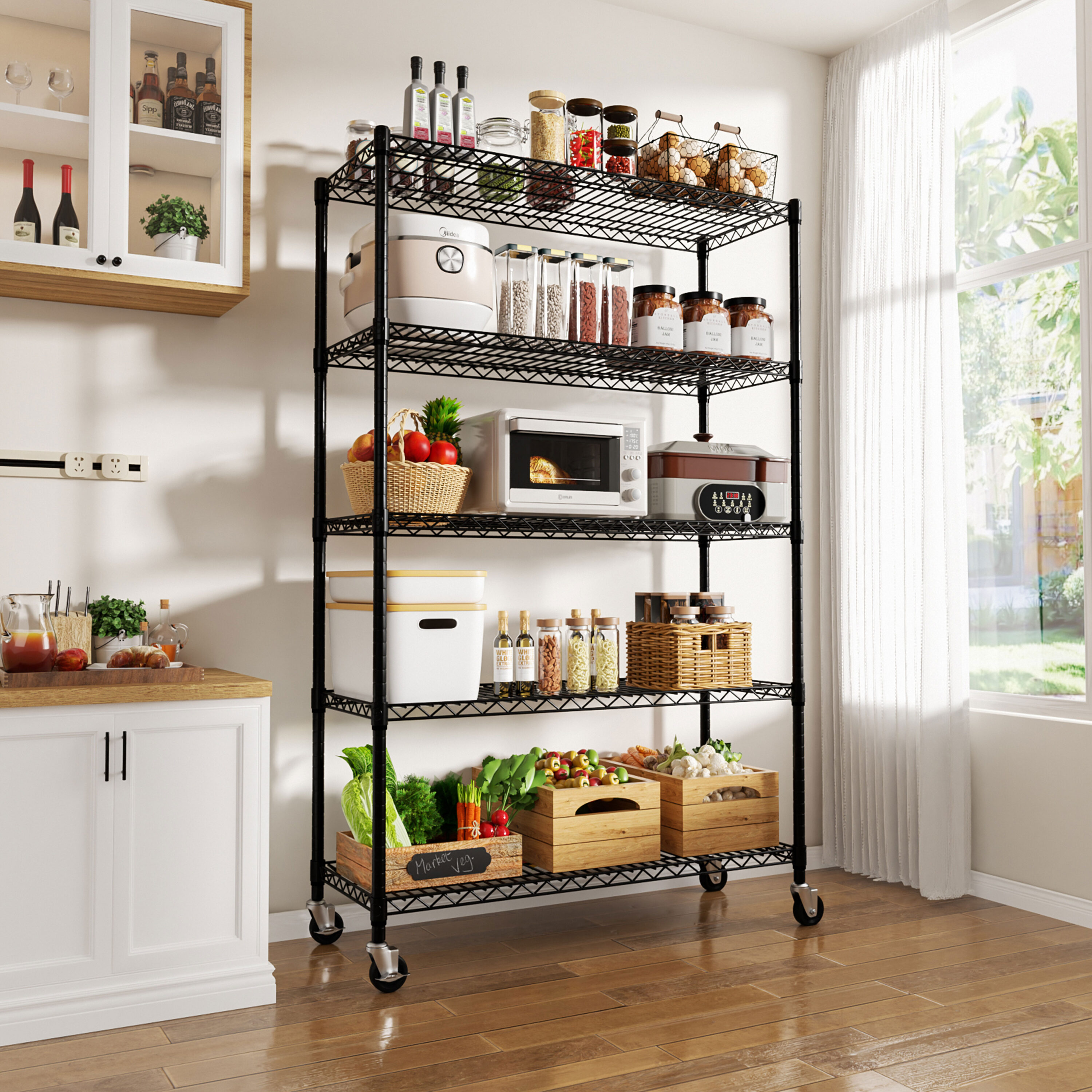 VEIKOUS HP-1106-D5-2 Free-Standing-Shelving - View #10