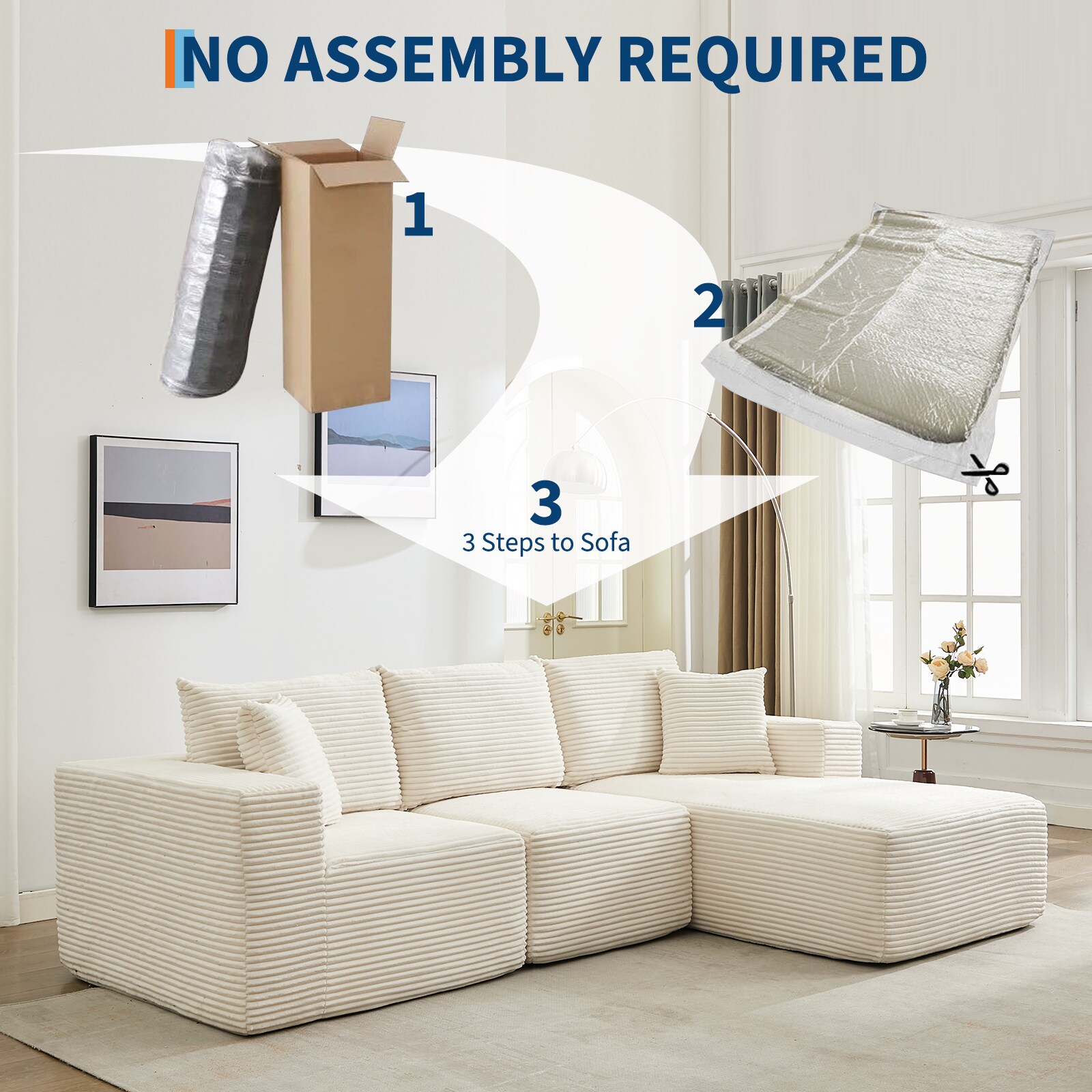 Qeetex SUN-PHK-346R4M6P Sofas-Loveseats - View #3
