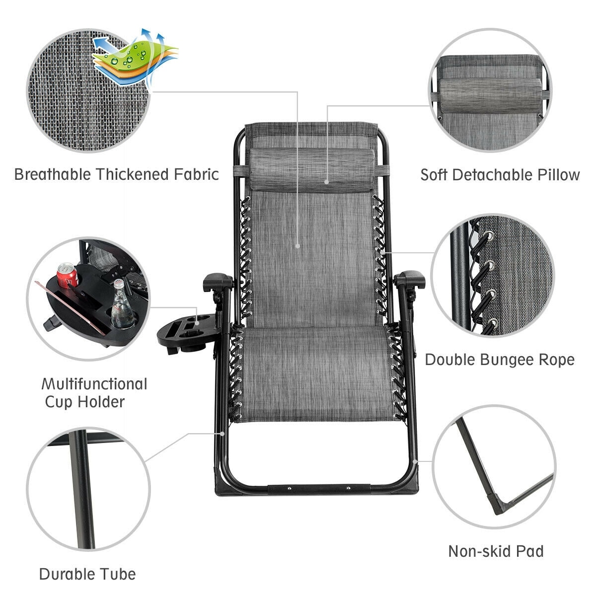 CASAINC WF-OP70265GR Patio-Chairs - View #4