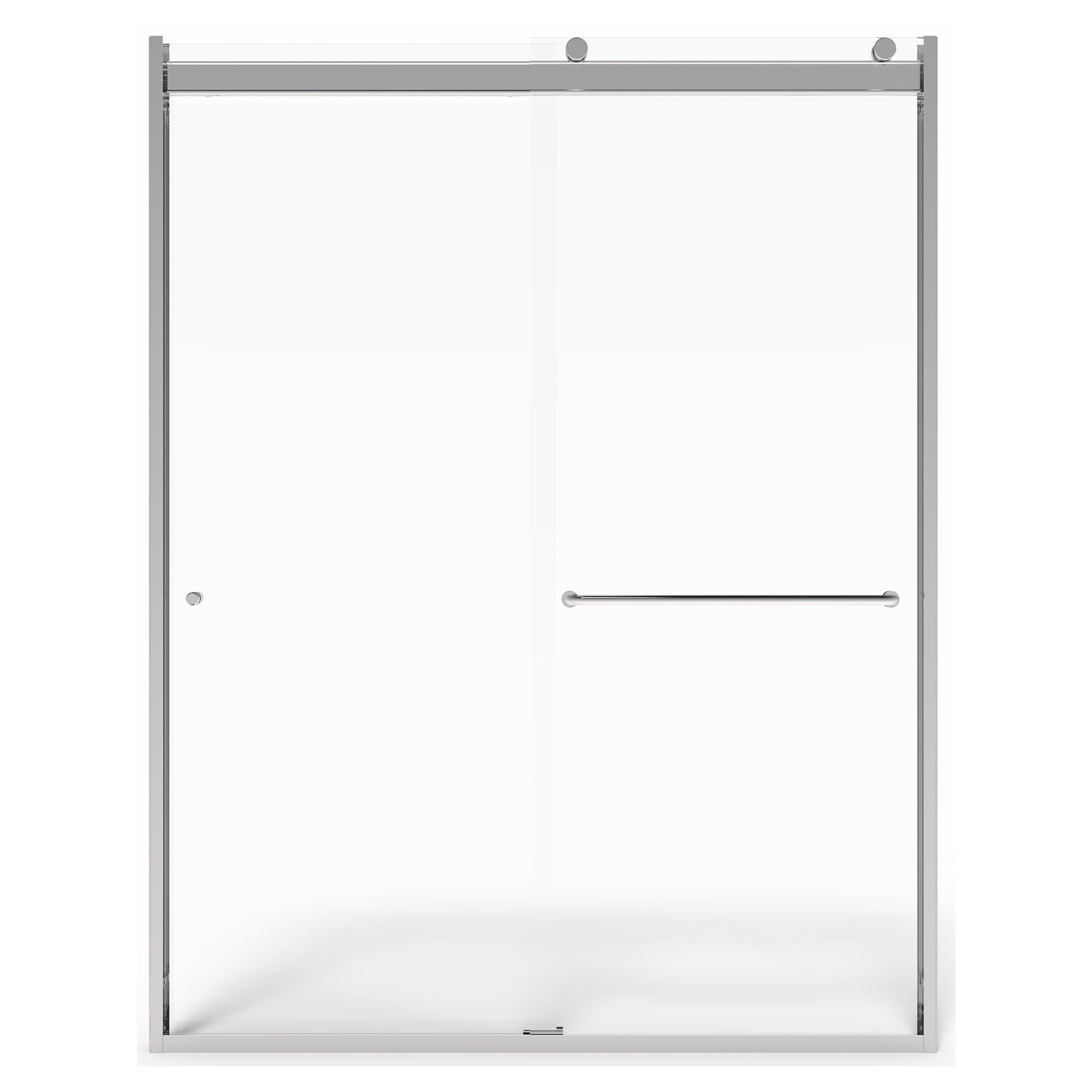 Silver Shine 44-in to 48-in x 76-in Semi-frameless Sliding Soft Close Shower Door | - American Standard AM00810400.213