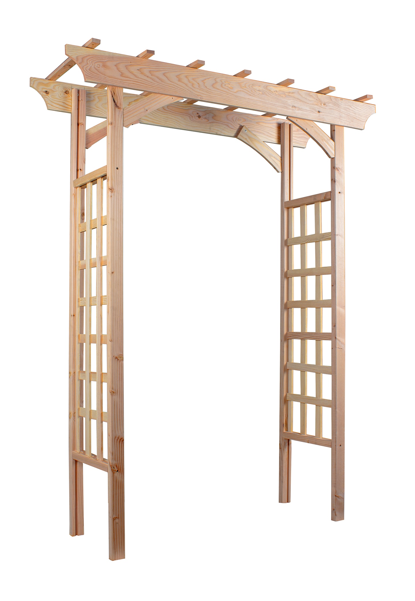 Garden Trellis Western Cedar Ladder Decorative Functional Classic Brown 6 FT 