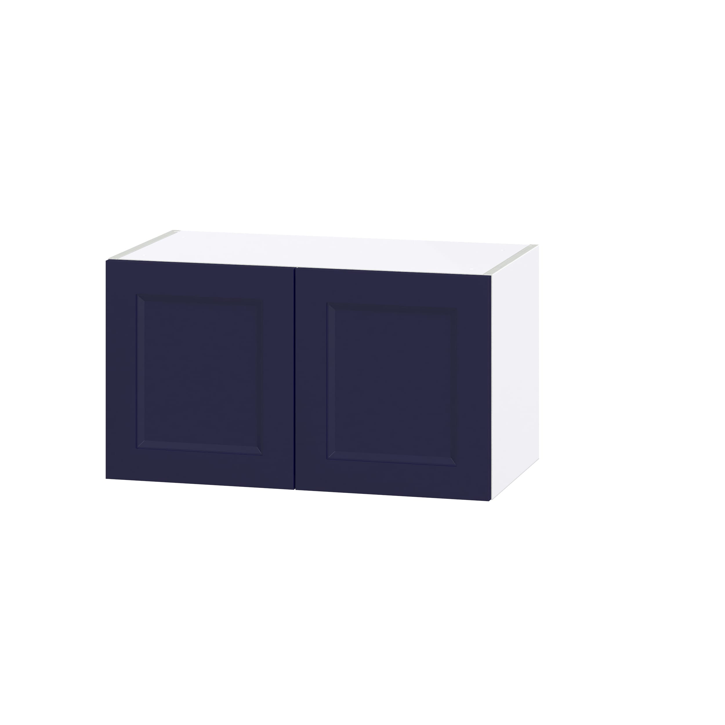 Hugo&Borg DSW2715-LO Lorette 27-in W x 15-in H x 14-in D Navy Blue Wall Fully assembled Cabinet (Recessed Panel Shaker)