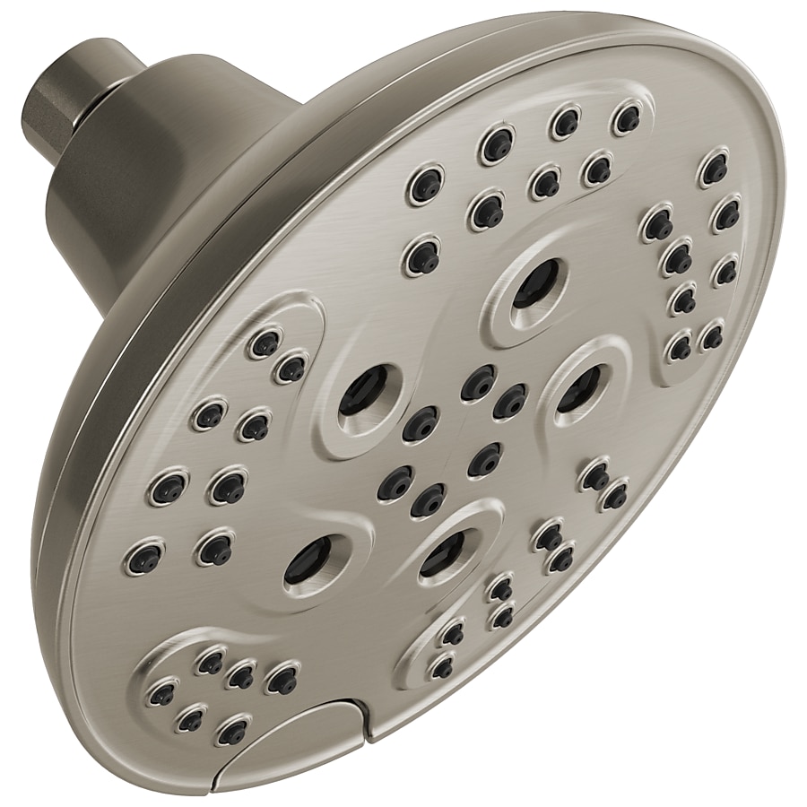 Delta Universal Showering Components Stainless 5-Spray Rain Shower Head 1.75-GPM (6.6-LPM) Delta Universal Showering Components Stainless 5-Spray Rain Shower Head 1.75-GPM (6.6-LPM)