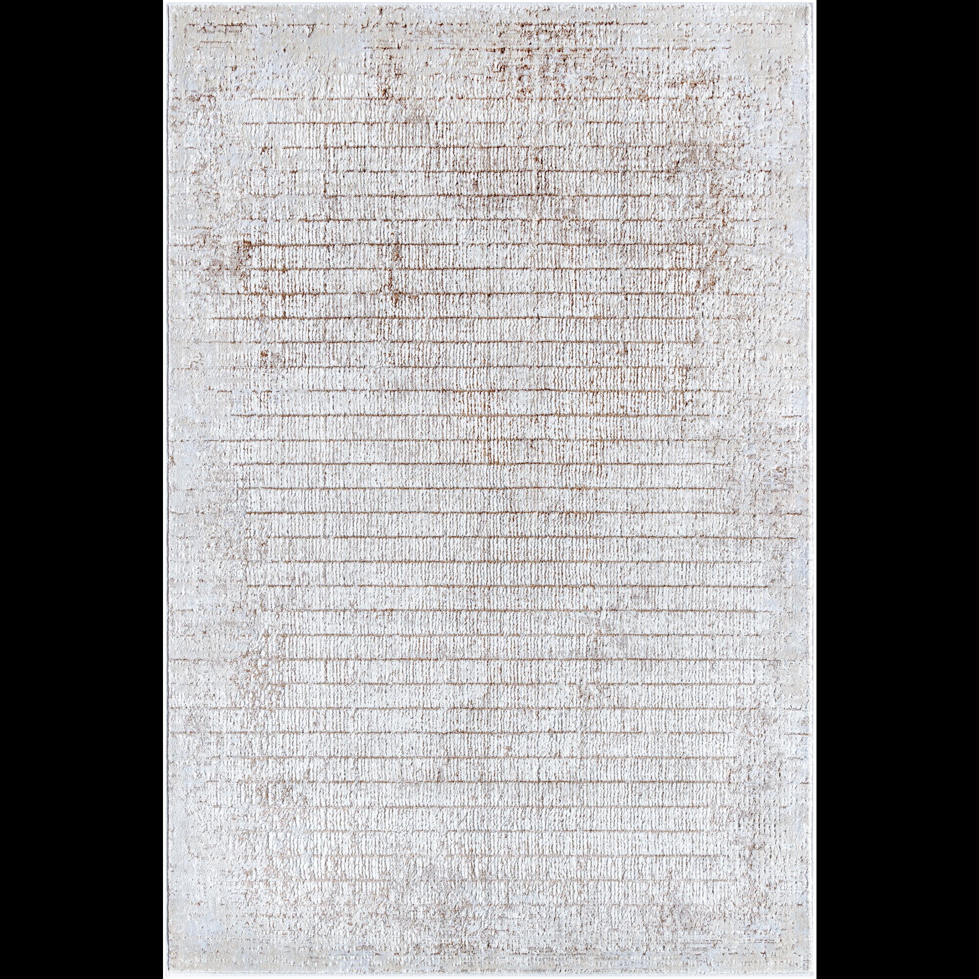 Livabliss BYD2301-71010 Beyond 7 x 10 (ft) Polyester/Polypropylene Beige Rectangular Indoor Rustic Area rug