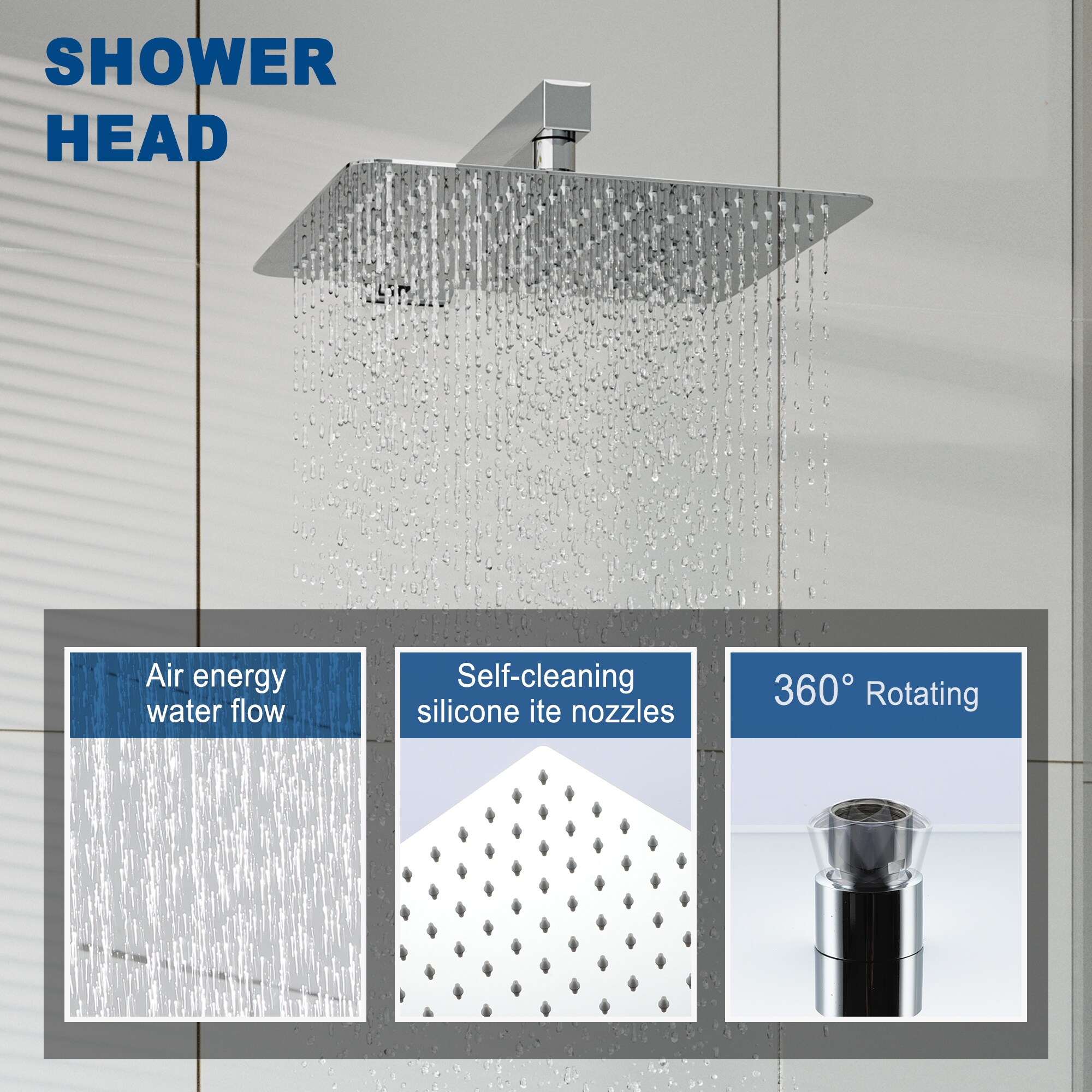 GZMR MR-EB-C-2-12-MB Showerhead-Bar-Panels - View #4