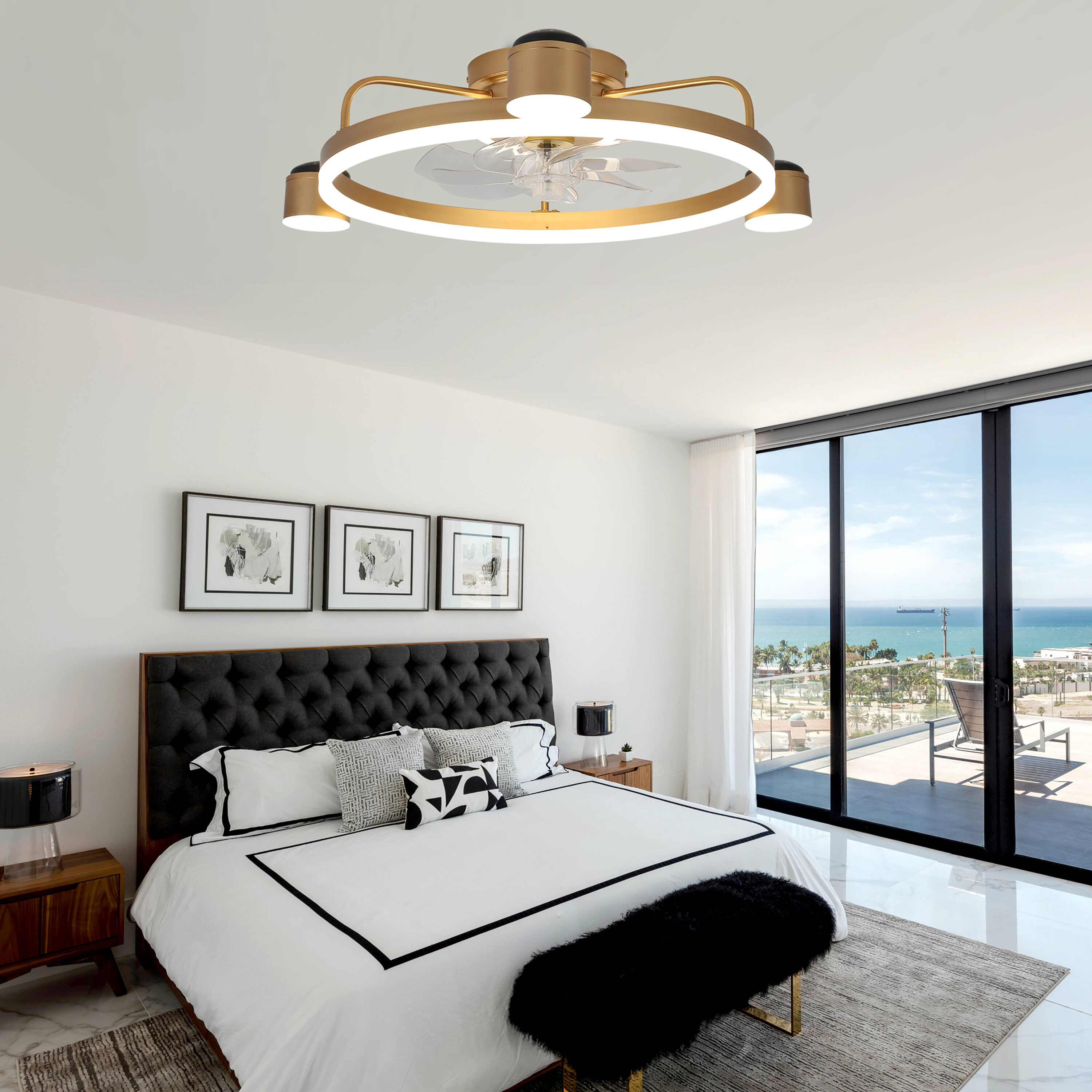 Cusp Barn DC2001-G Ceiling-Fans - View #7