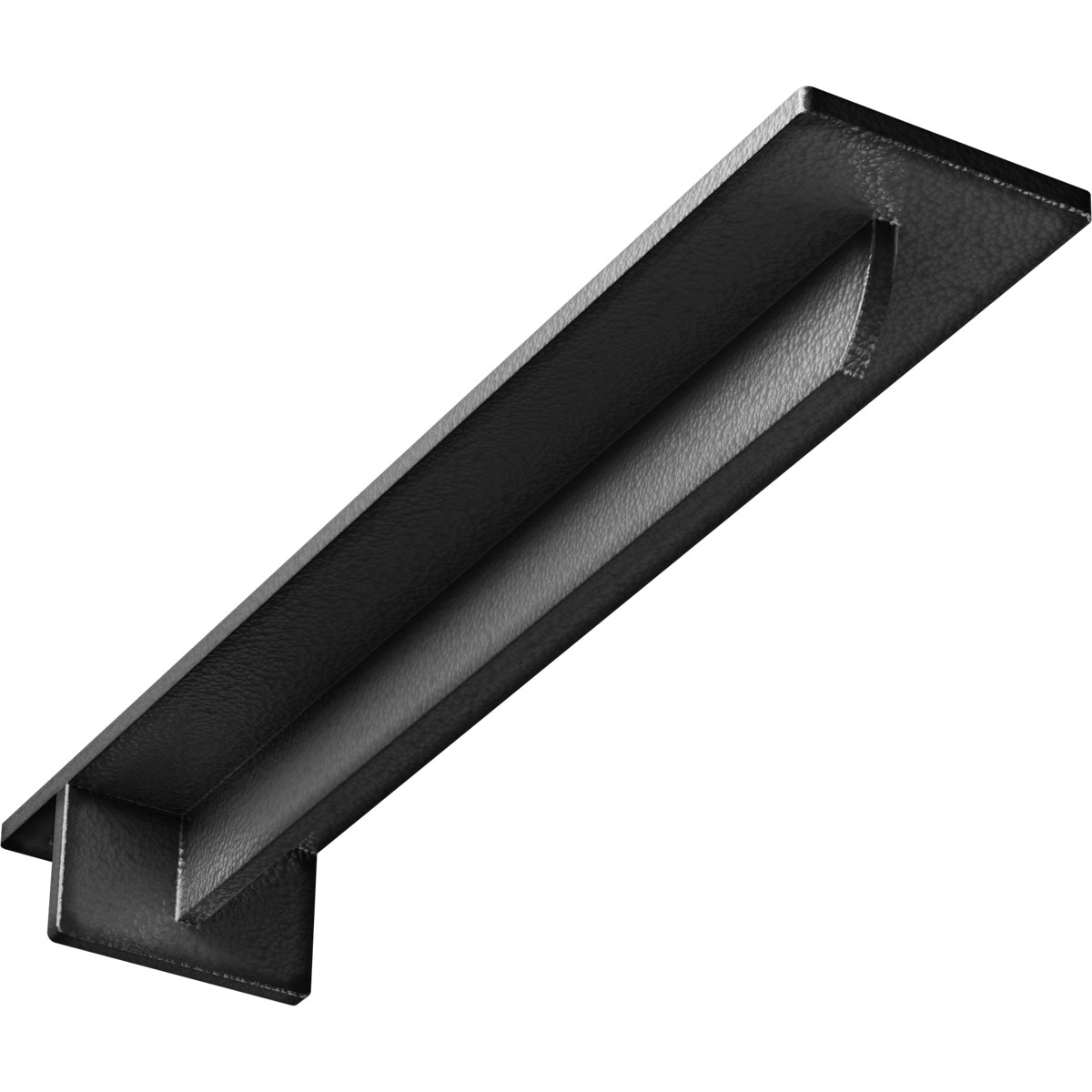 Ekena Millwork BKTM03X16X02HEHSV Heaton Hidden 16-in x 3-in x 2-in Gray Steel Countertop support bracket