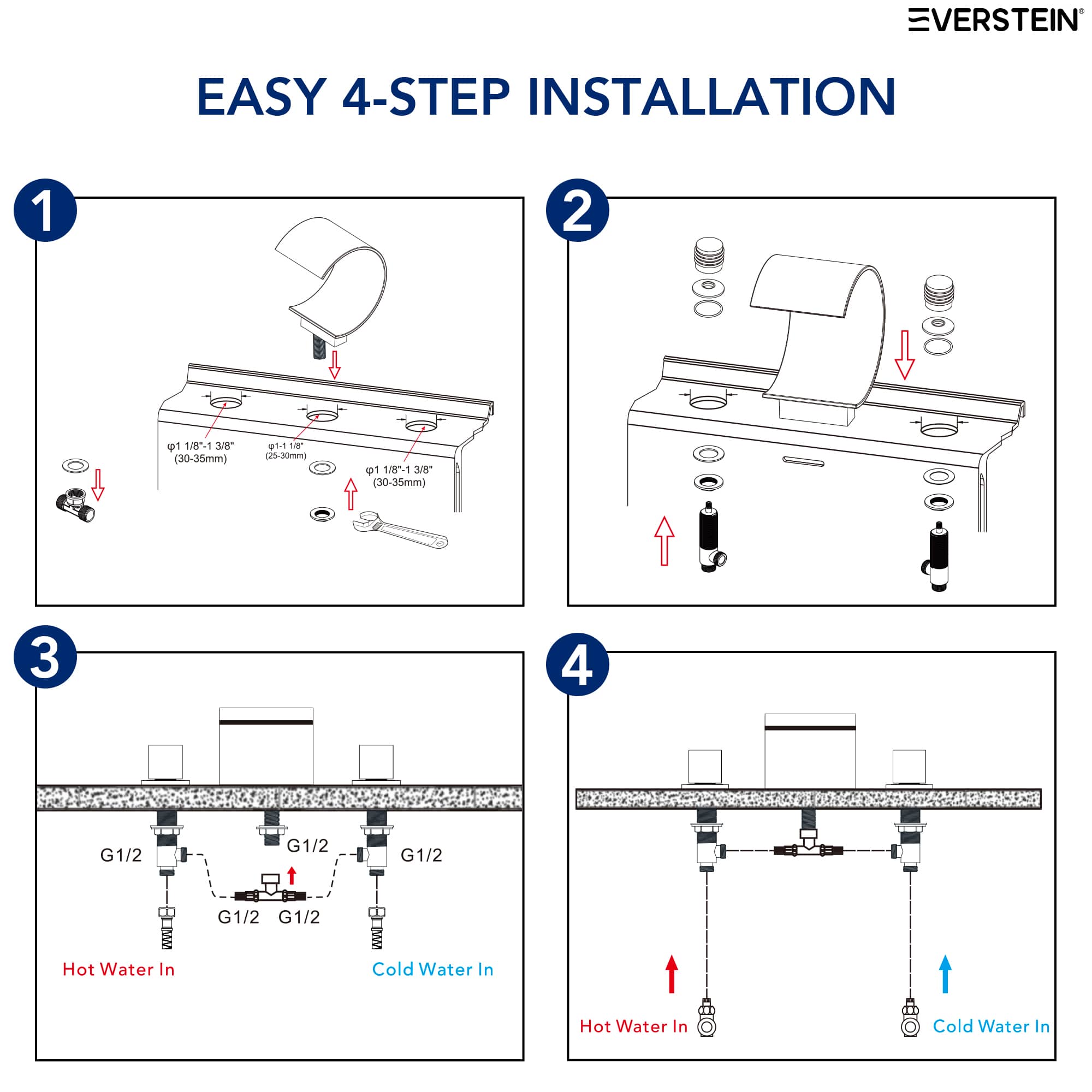EVERSTEIN SFS-1152-CH Lavatory-Faucets - View #10