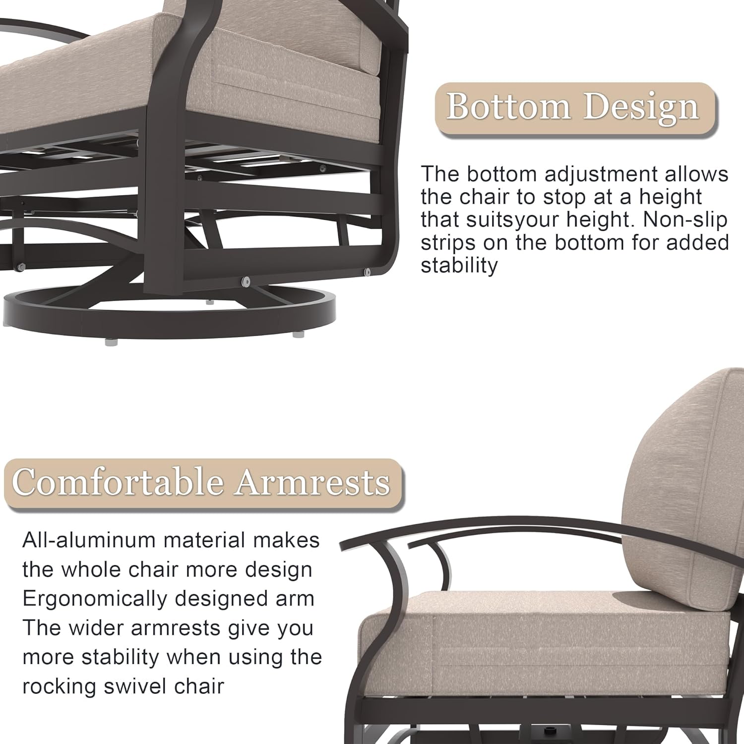 ALAULM LS-ASR-SAND Patio-Chairs - View #6