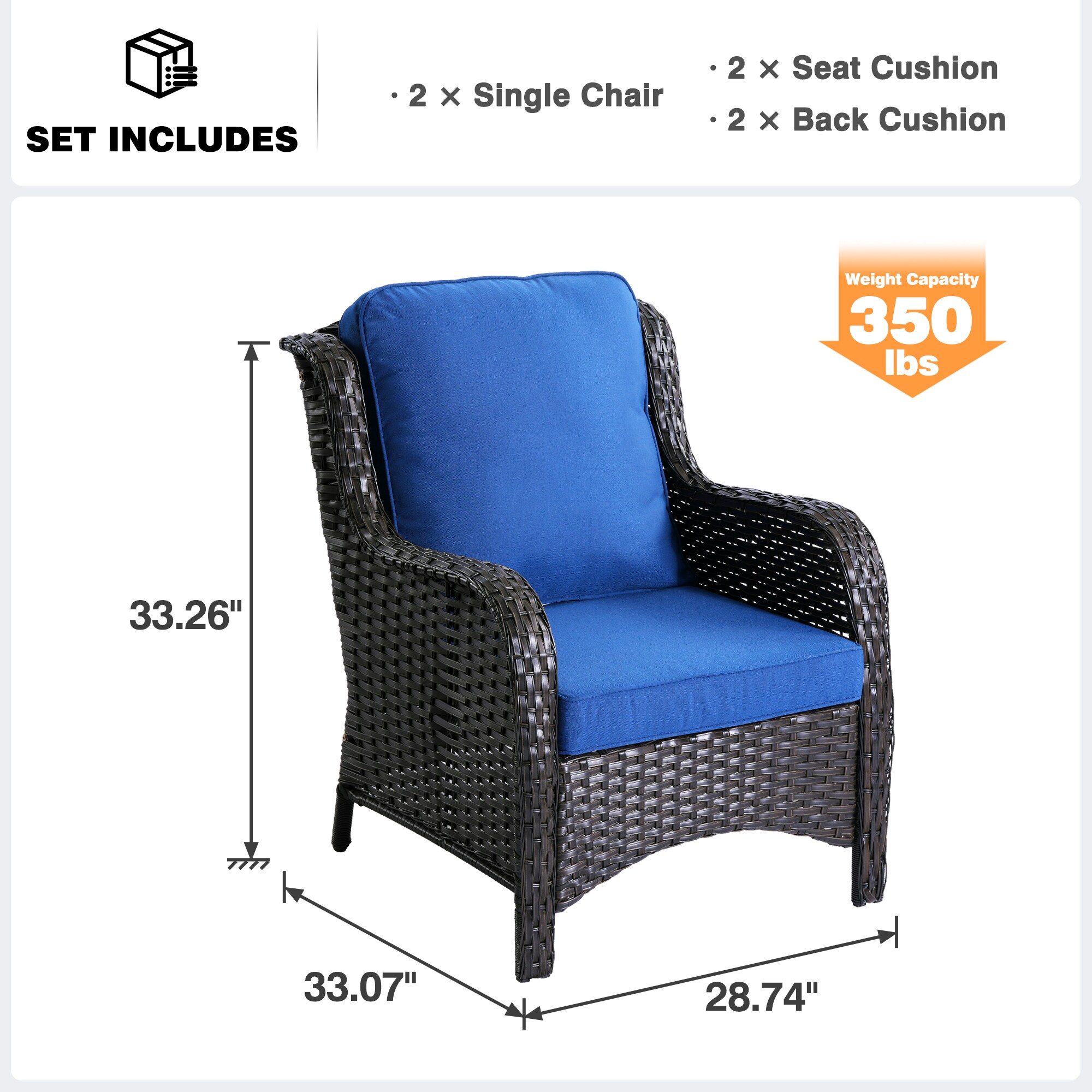 XIZZI XCT70021 Patio-Chairs - View #7