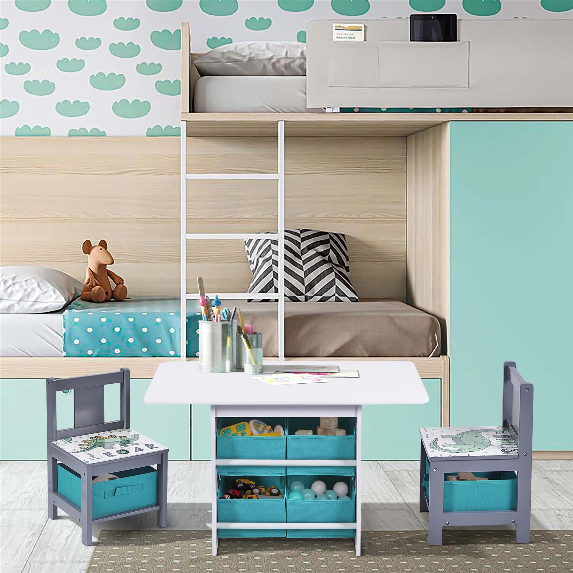 LuxenHome WHCF1871 Kids-Play-Tables - View #4