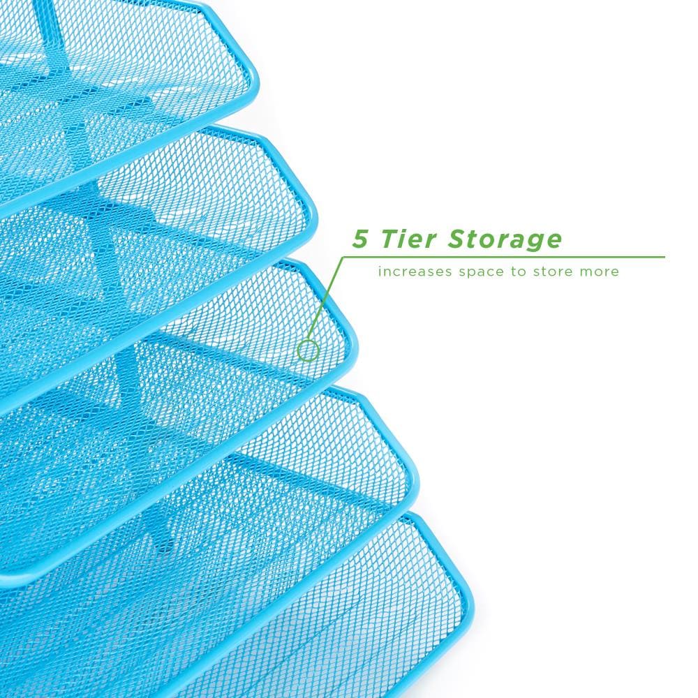 Mind Reader 5TPAPER-BLU Desktop-Organizers - View #5