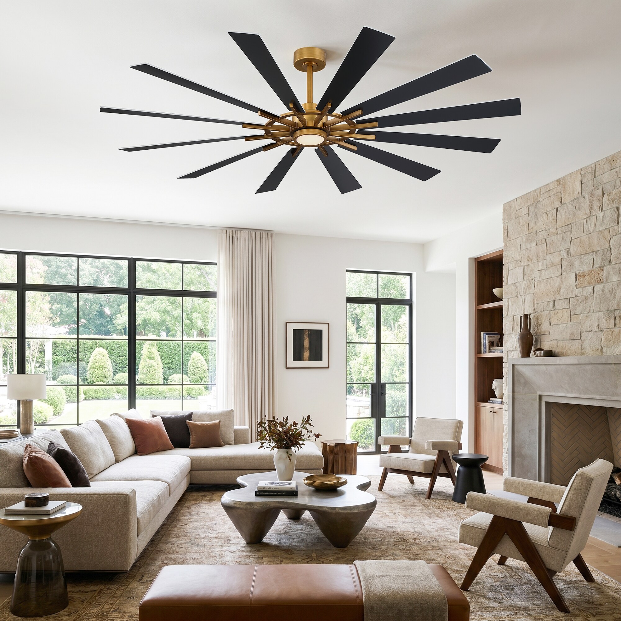 Perimost 57002GD Ceiling-Fans - View #3