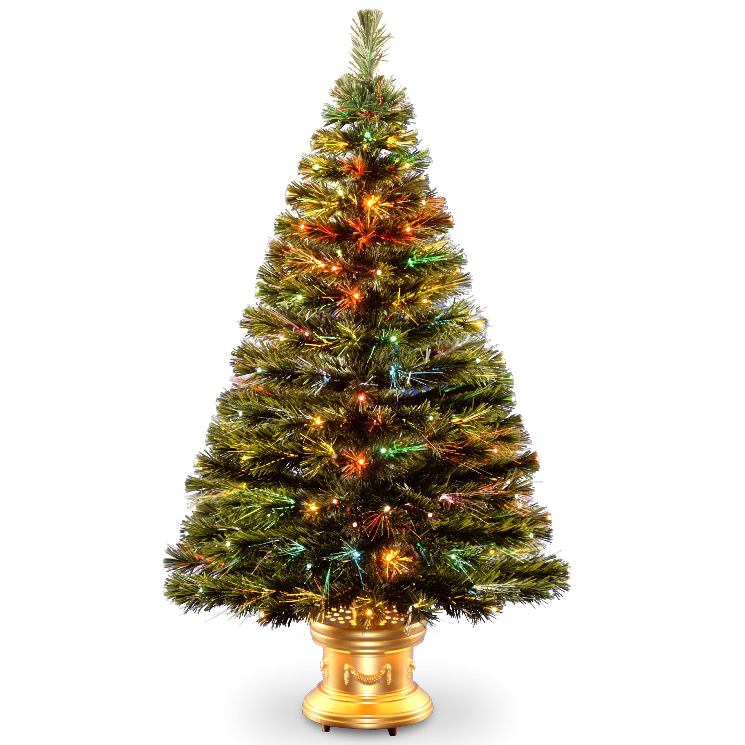 White & Gold Ceramic Lit Christmas Tree Kit - Rainbow Factory