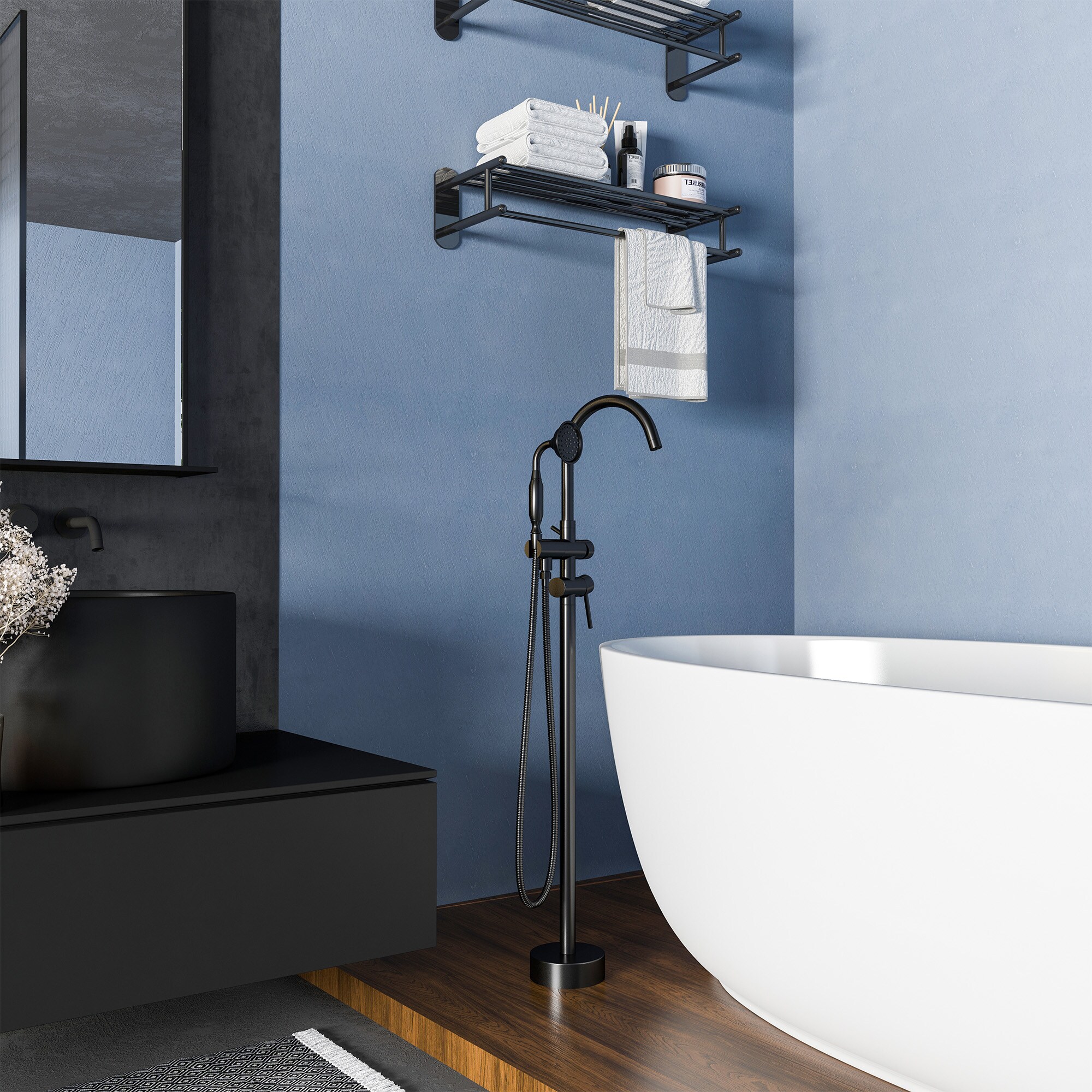 CASAINC CS1516-MB Roman-Tub-Faucets - View #4