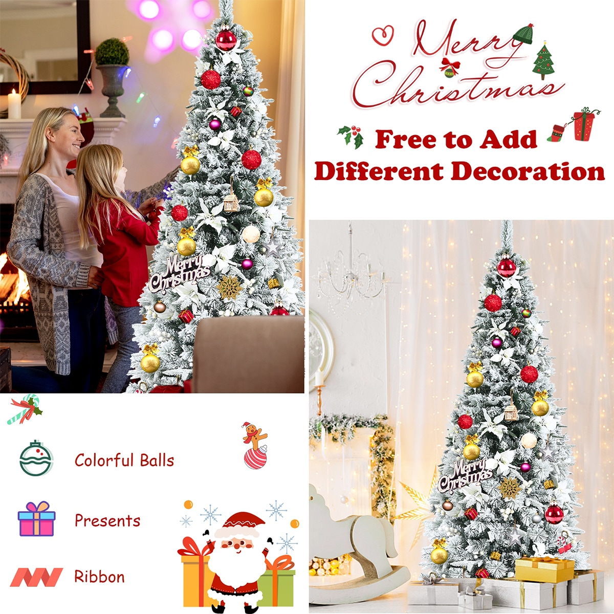Forclover HYFASDCM23 Artificial-Christmas-Trees - View #5