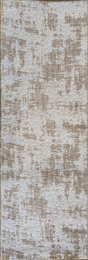MSRUGS NWR275BEIBRN16.47 Newruz 2 X 5 (ft) Beige-beige/brown Indoor Abstract Mid-century Modern Area Rug