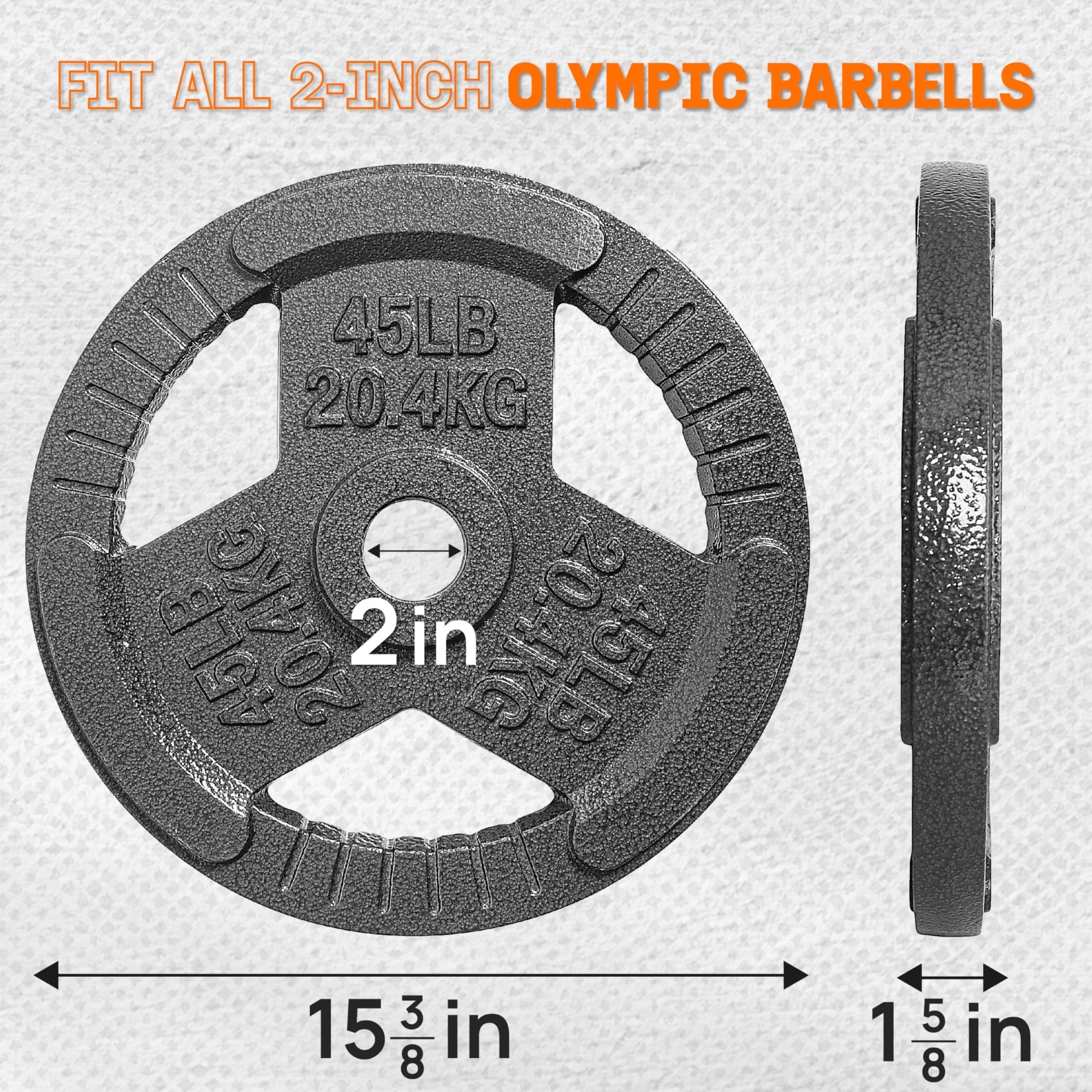 Yes4All N5LF Barbells-Weight-Bars-Plates - View #2