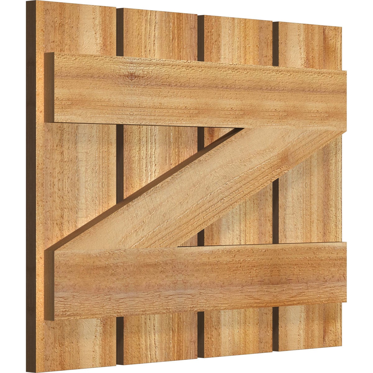 Ekena Millwork RBS06Z23X018RWR Exterior-Shutters - View #2
