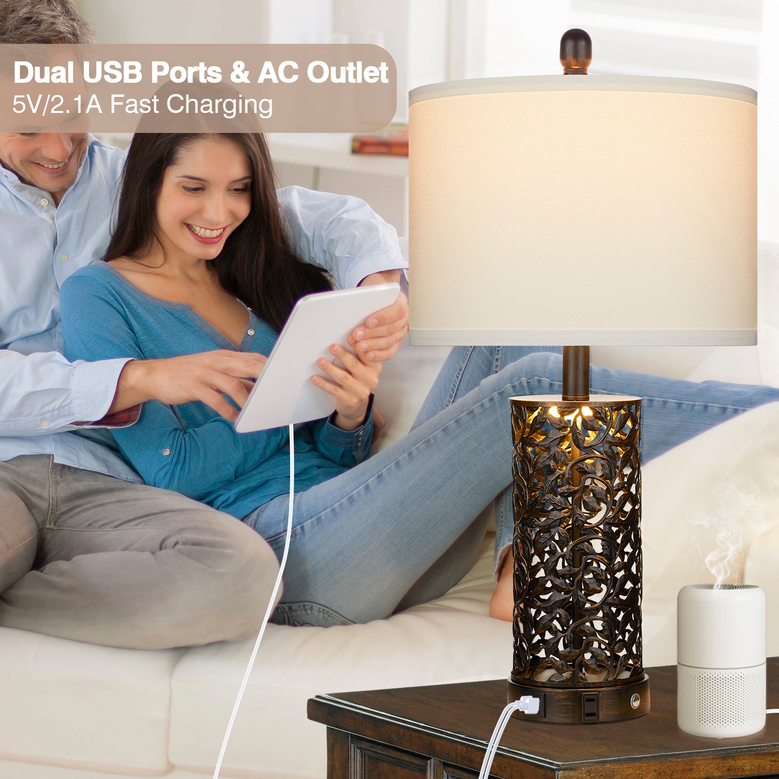 UrFurnishings TD-221 Table-Lamps - View #8