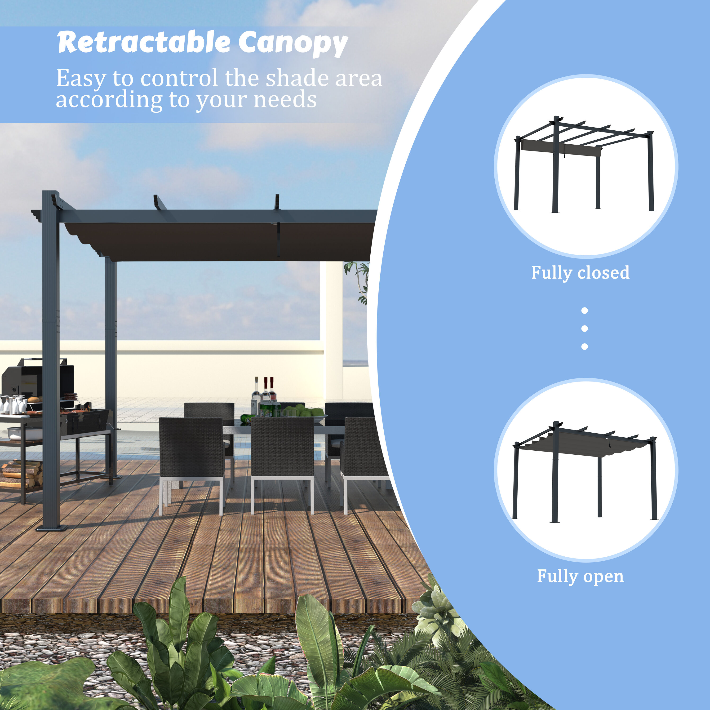 VEIKOUS PG0202-01-2 Pergolas-2 - View #5