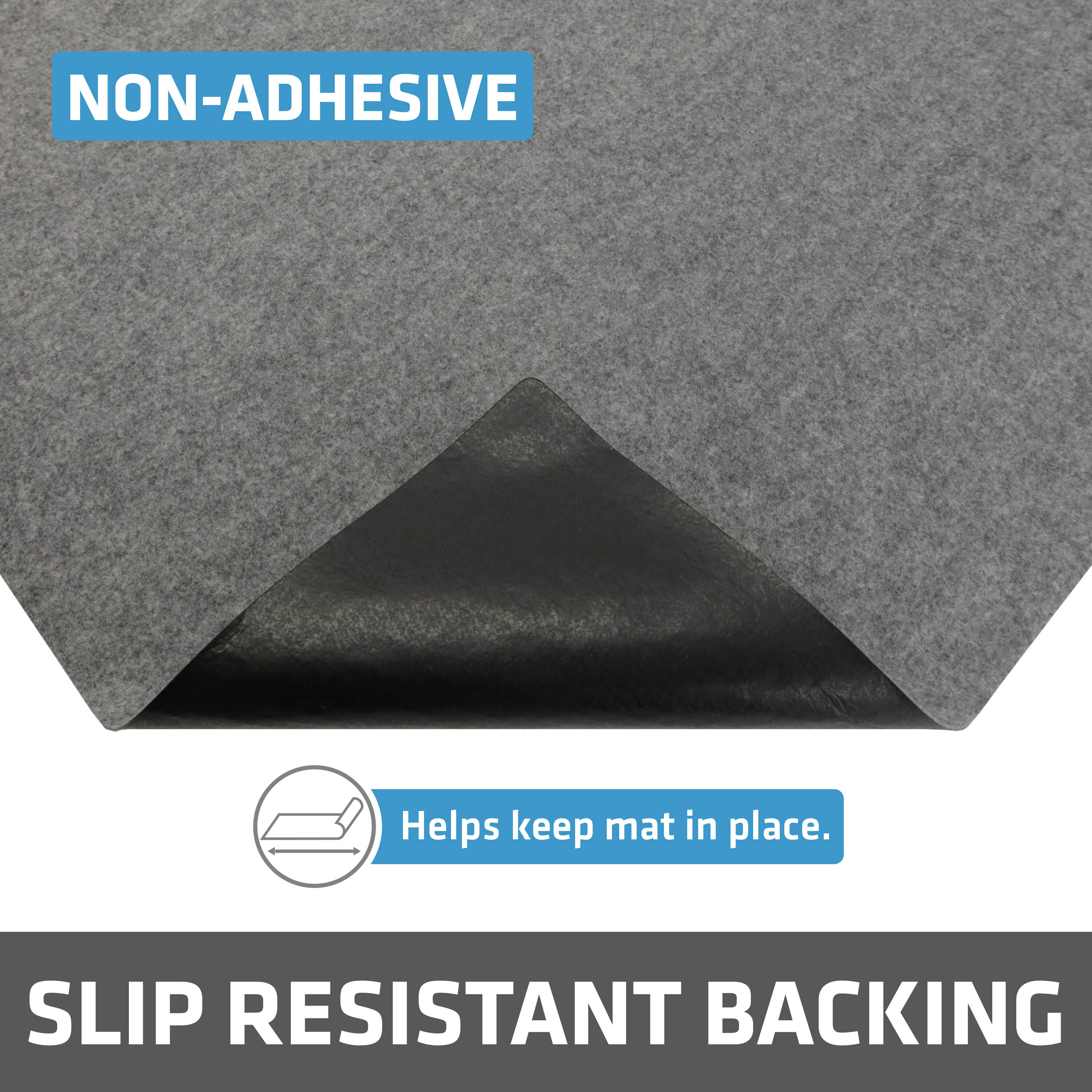 Shelf Liners for Kitchen Cabinets Non-Adhesive, Drawer 11.8 x 59 Inches,  Gray