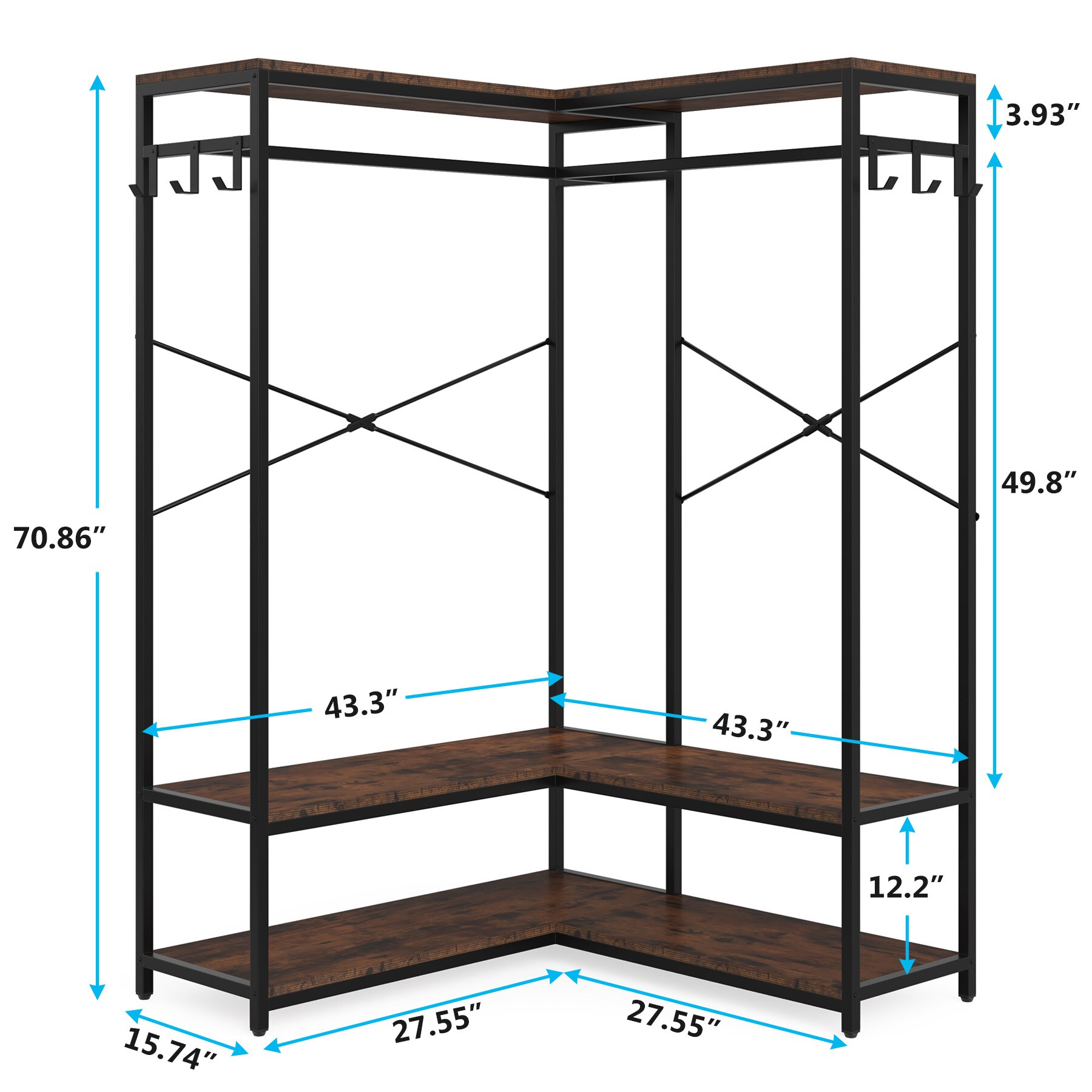 Tribesigns HOGA-JW0387 Garment-Racks - View #11