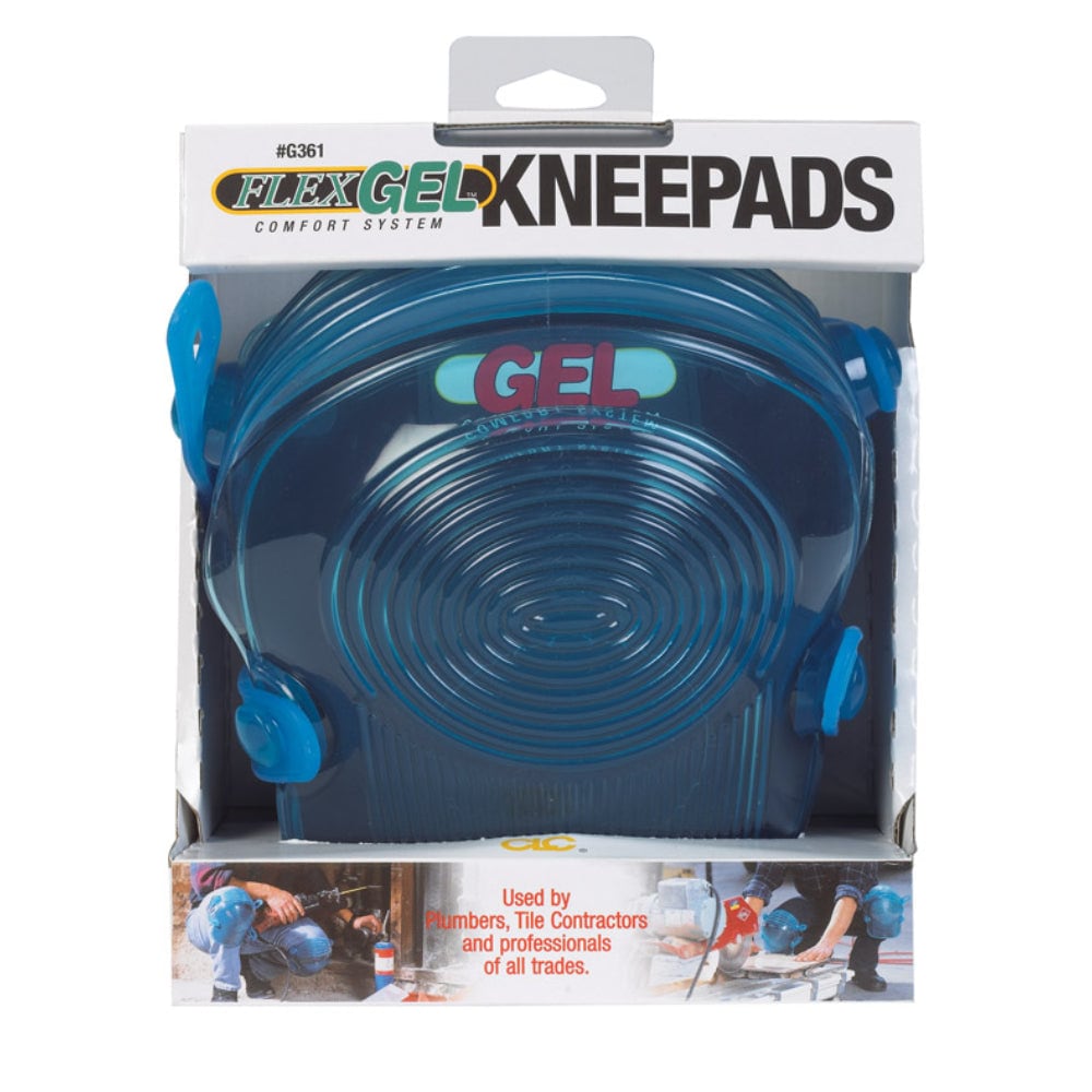 CLC  Ultraflex Gel Knee Pad 7.75 in L x 5.25 in W Blue
