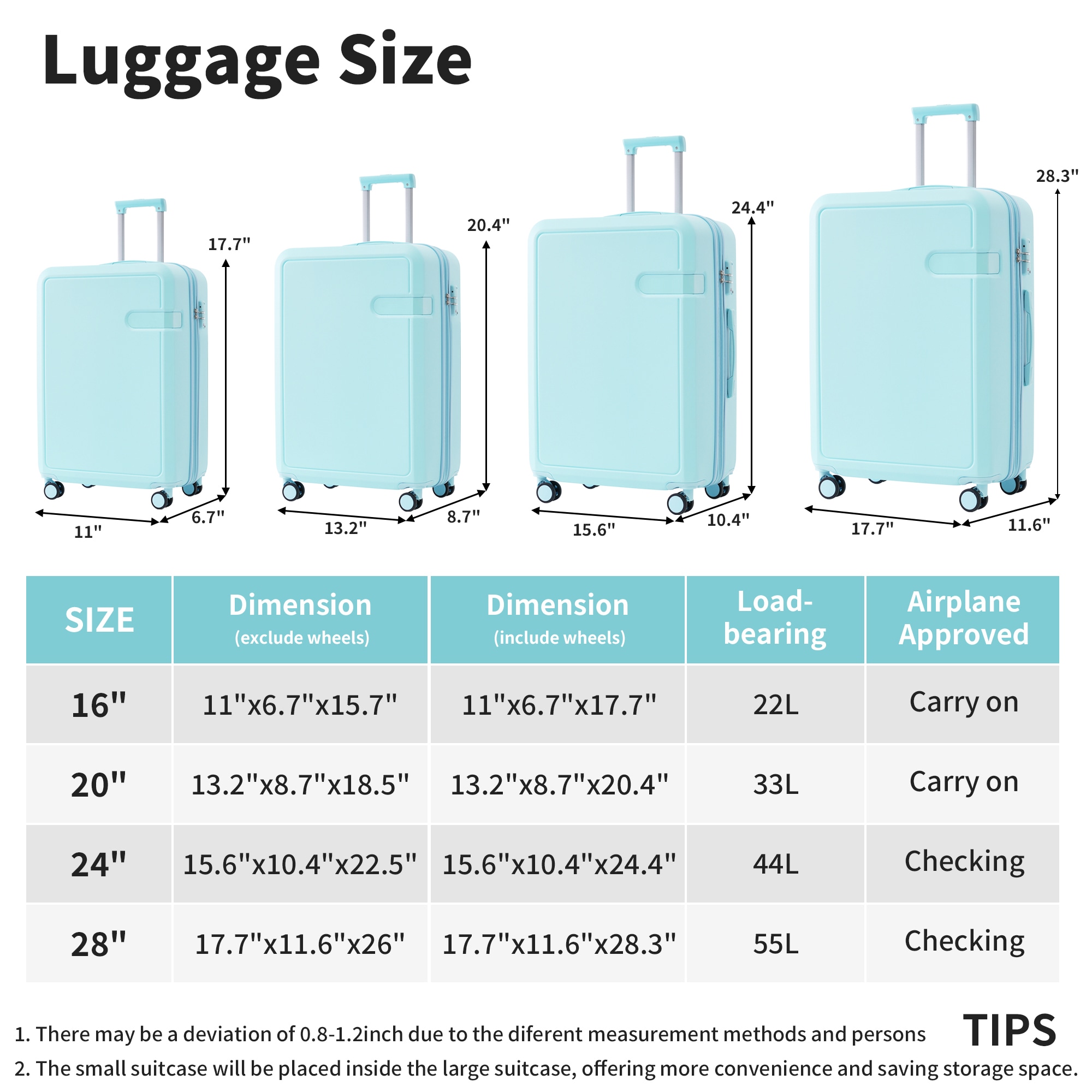 ModernLuxe N732P197378N Luggage-And-Luggage-Sets - View #2