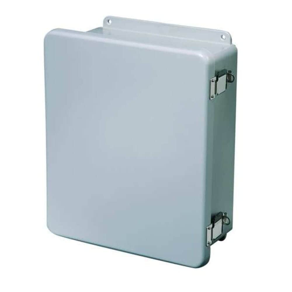WIEGMANN  Padlockable Hasp Electrical Enclosures 9.73 in H 3.98 in D 8 in W 1 12 3R 4X 6P Fiberglass