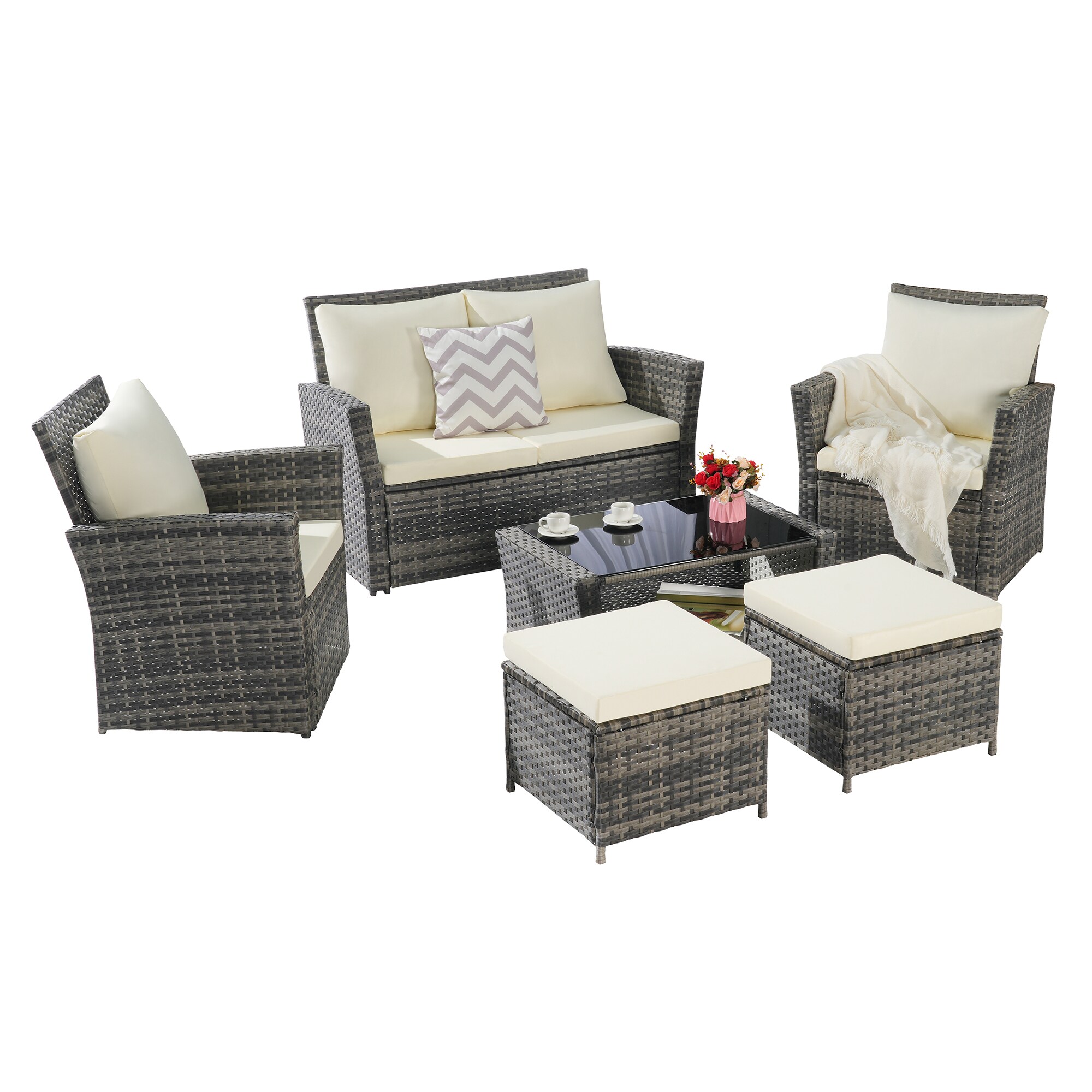 SINOFURN SYB670038BG Patio-Conversation-Sets - View #5