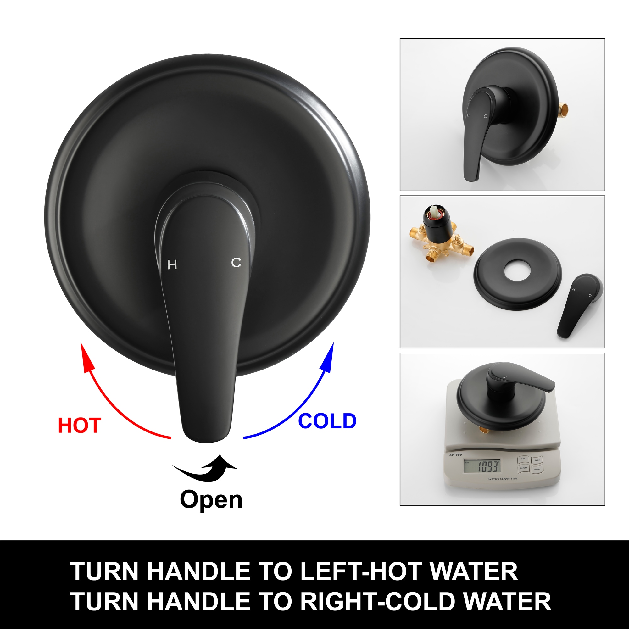 WELLFOR WA4003MB02 Tub-Shower-Faucets - View #7