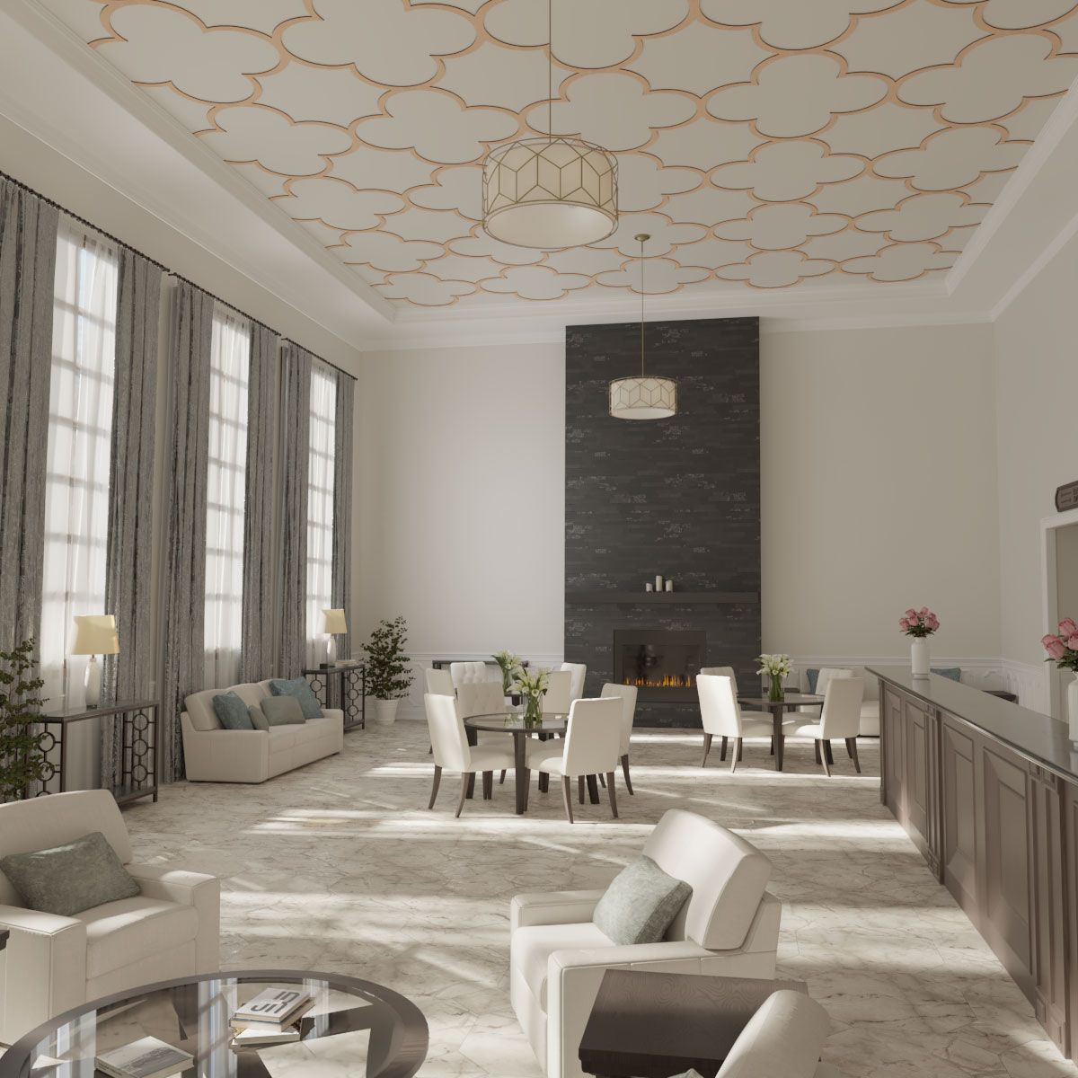 Ekena Millwork CELW67X67X0375WDLAL Wall-Panels - View #8