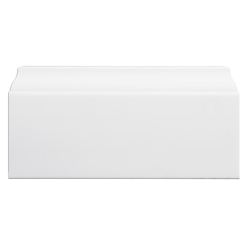 Inteplast Group Building Products 56331200032 1/2-in x 3-3/16-in x 12-ft Traditional Finished Polystyrene Baseboard Moulding