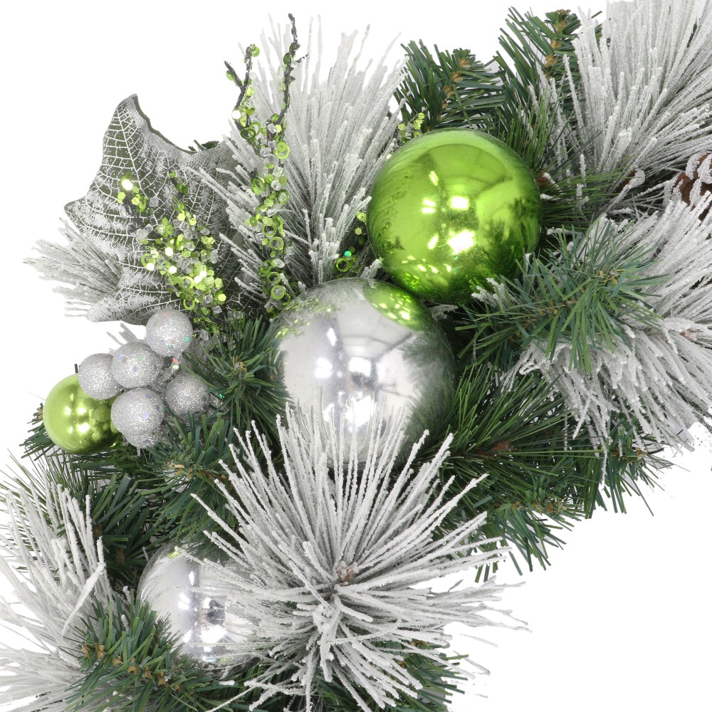 Puleo International 3773A-W24 Artificial-Christmas-Wreaths - View #4