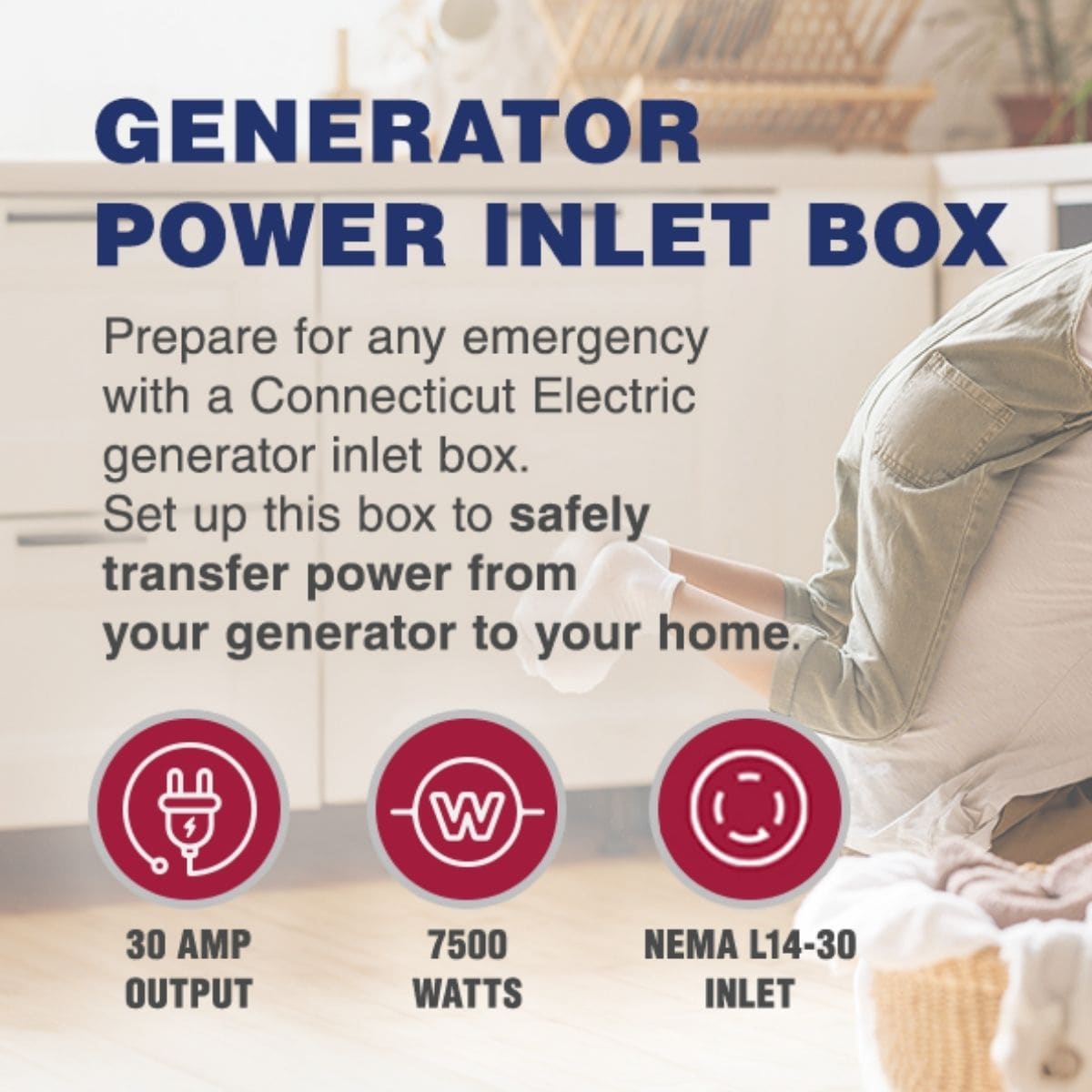 Connecticut Electric EGSPI30 Generator-Power-Inlet-Boxes - View #6