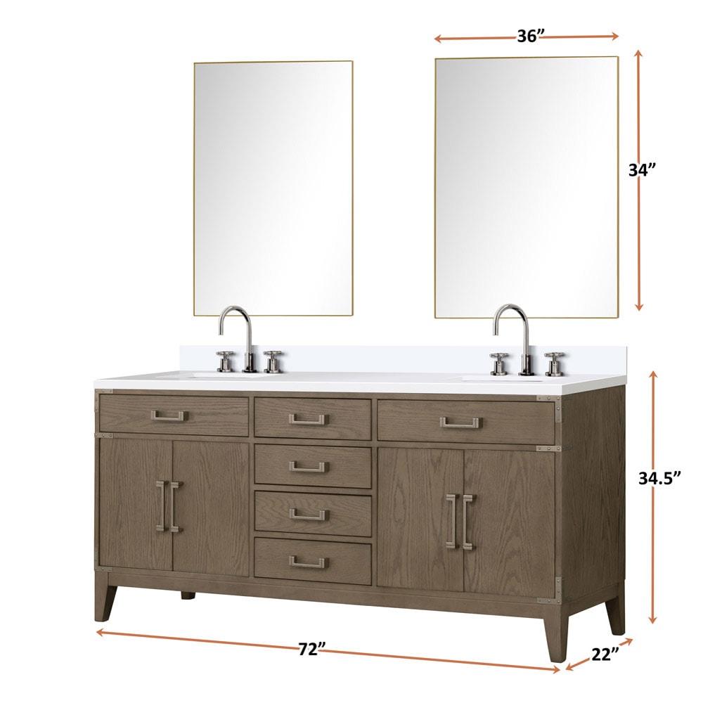Lexora LVW72DR211 Bath-Vanity-Combo - View #6